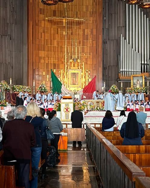 Basílica de Guadalupe Celebra 50 Años con Actividades Religiosas y Misa de las Rosas
