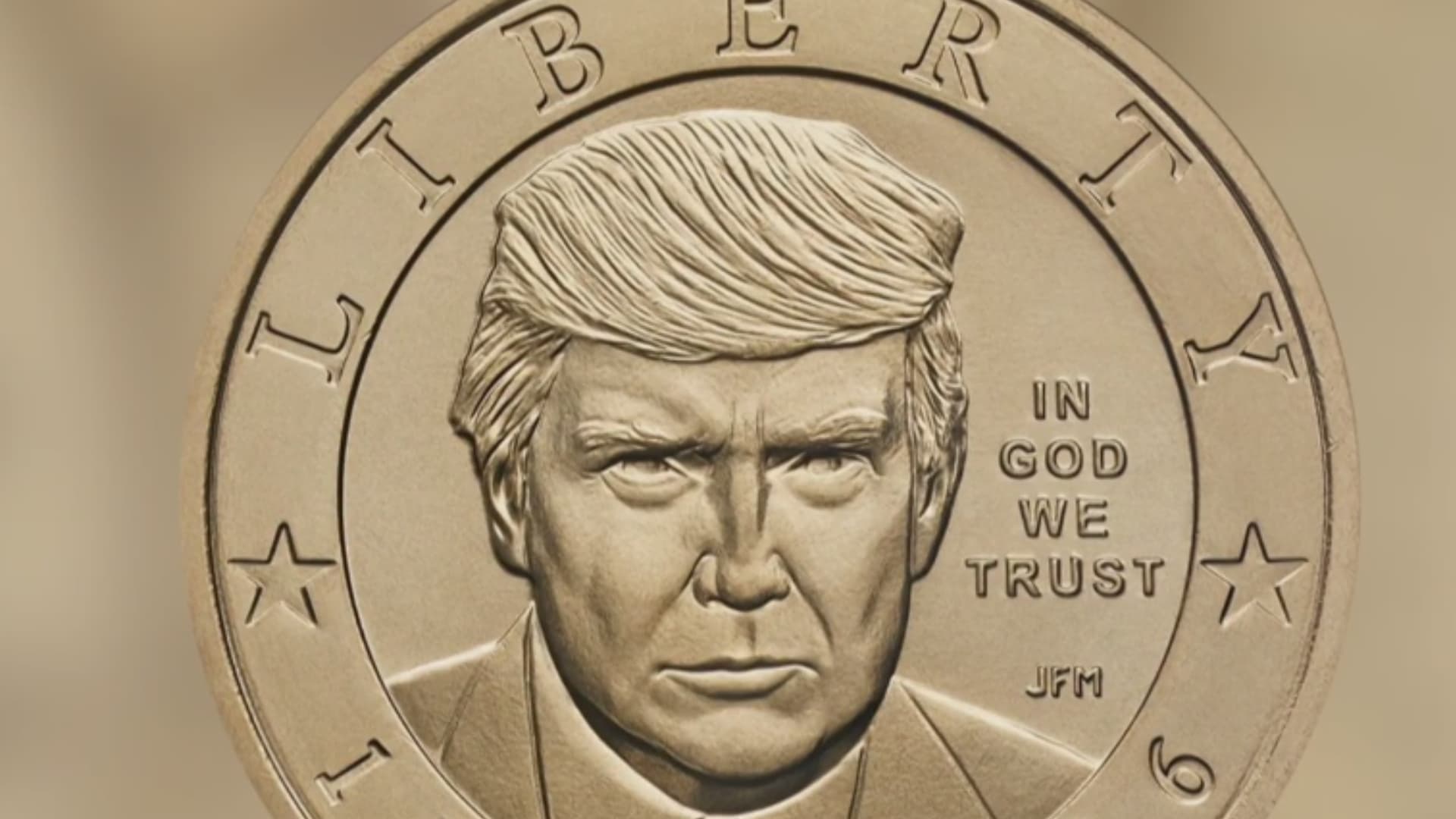 Así es la Moneda de Donald Trump del Departamento del Tesoro de EUA