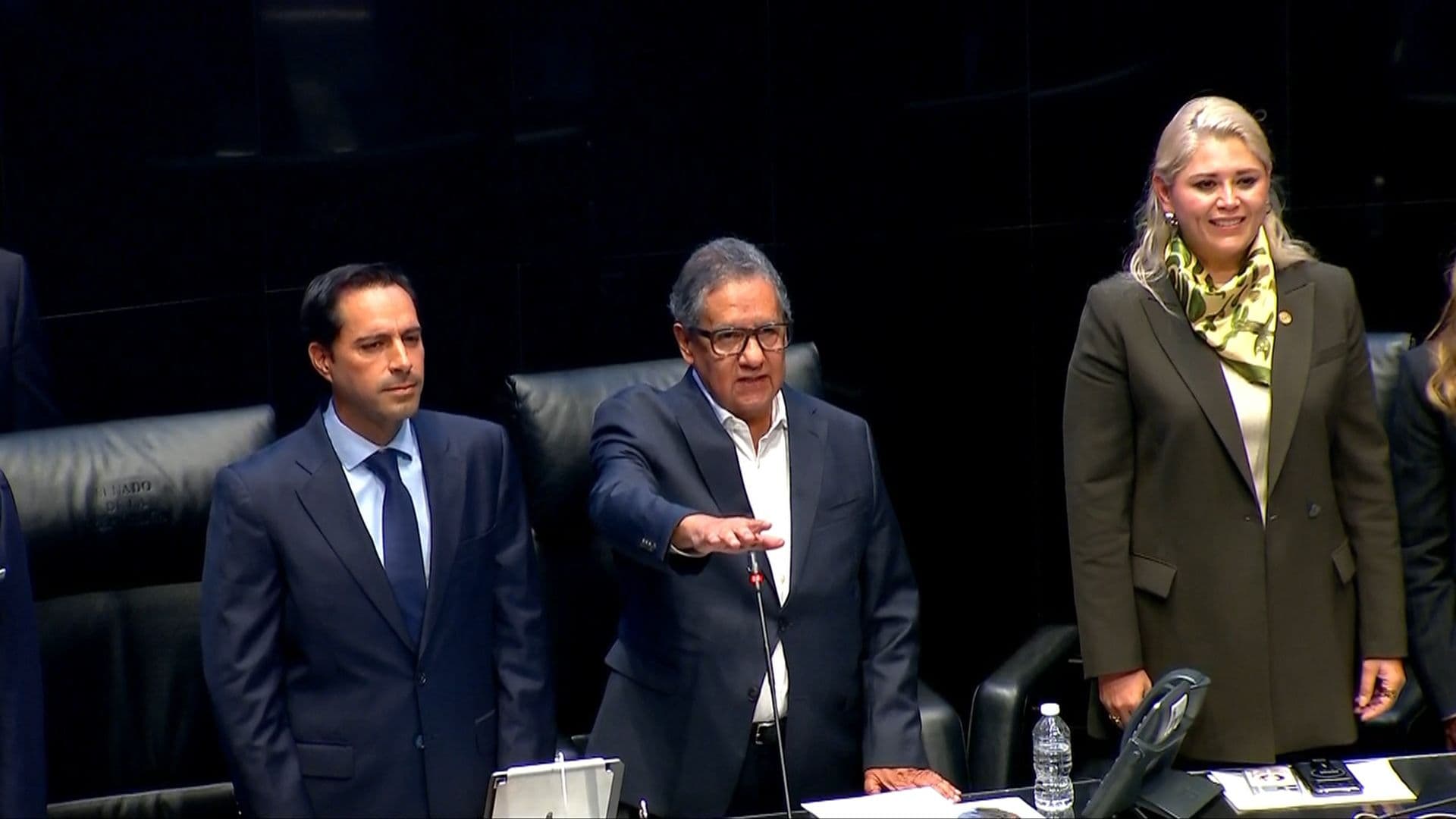Higinio Martínez Rinde Protesta como Nuevo Presidente de la Cámara de Senadores