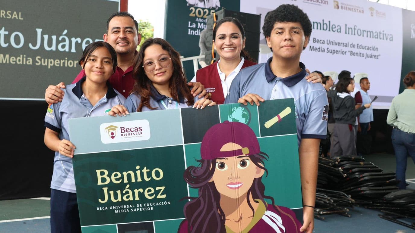 Alumnos beneficiarios de la Beca Benito Juárez 2026: Calendario de Pagos.
