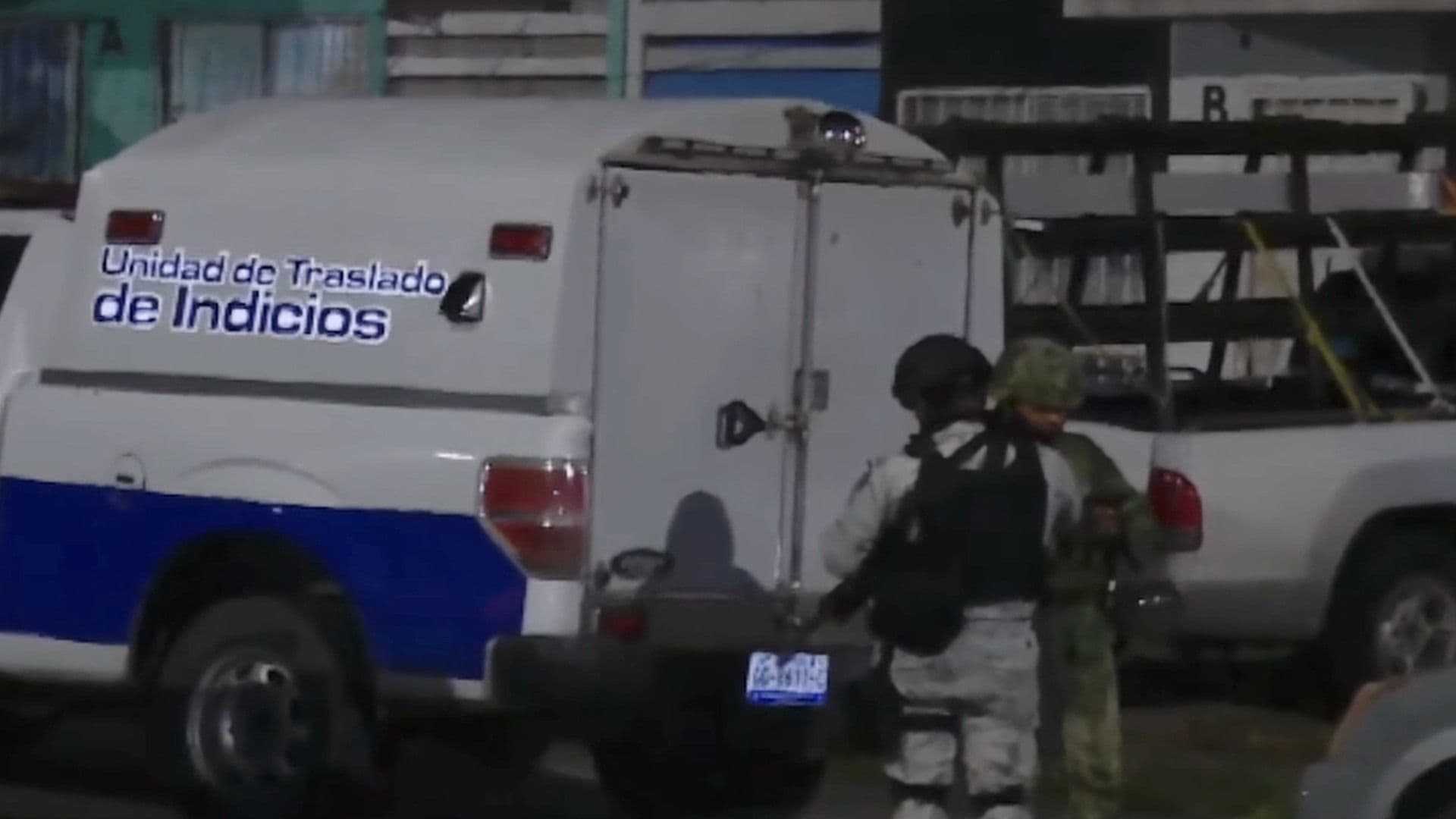 La zona fue acordonada por elementos de varias corporaciones de Seguridad.