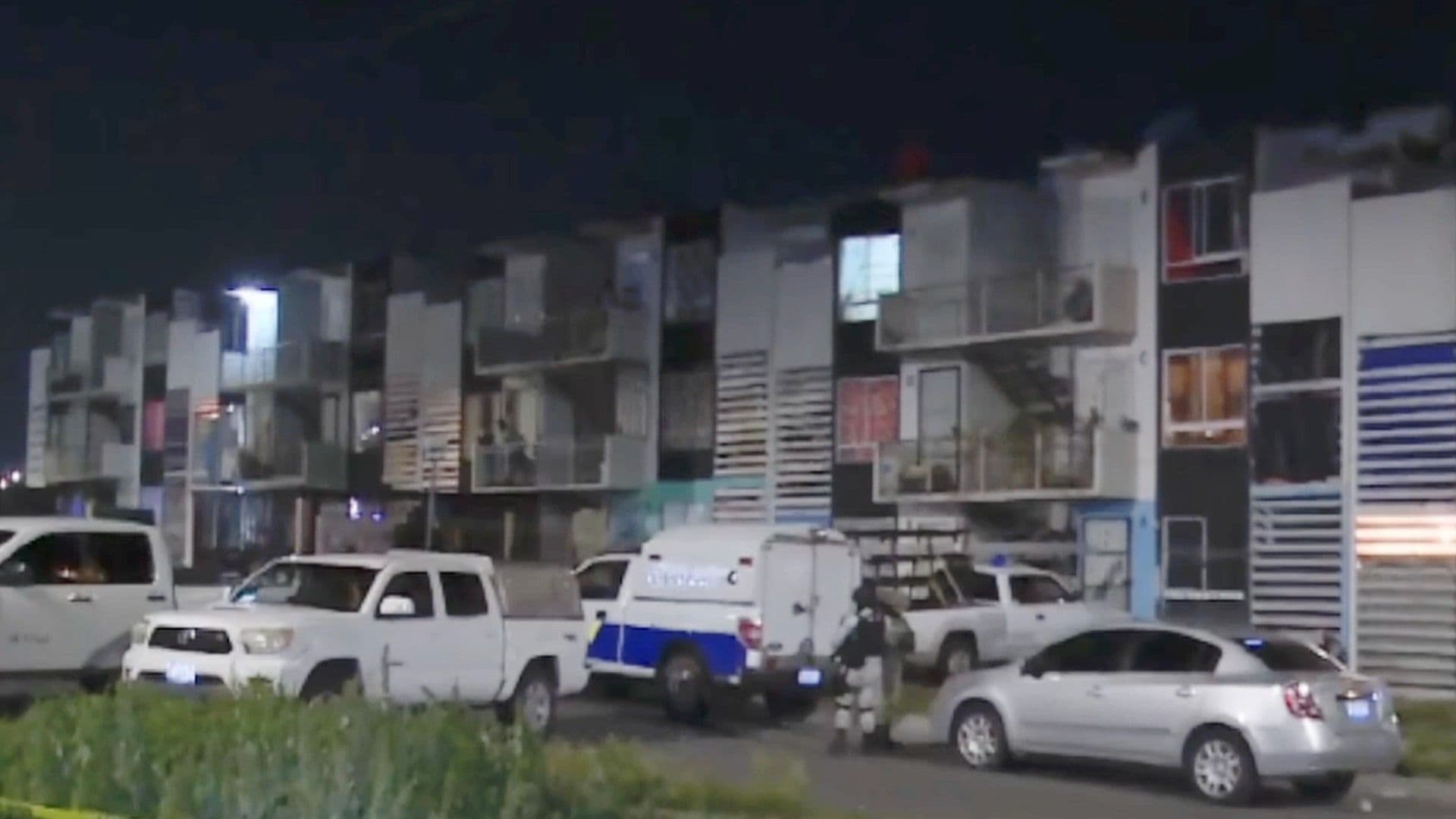 La zona fue acordonada por elementos de varias corporaciones de Seguridad.
