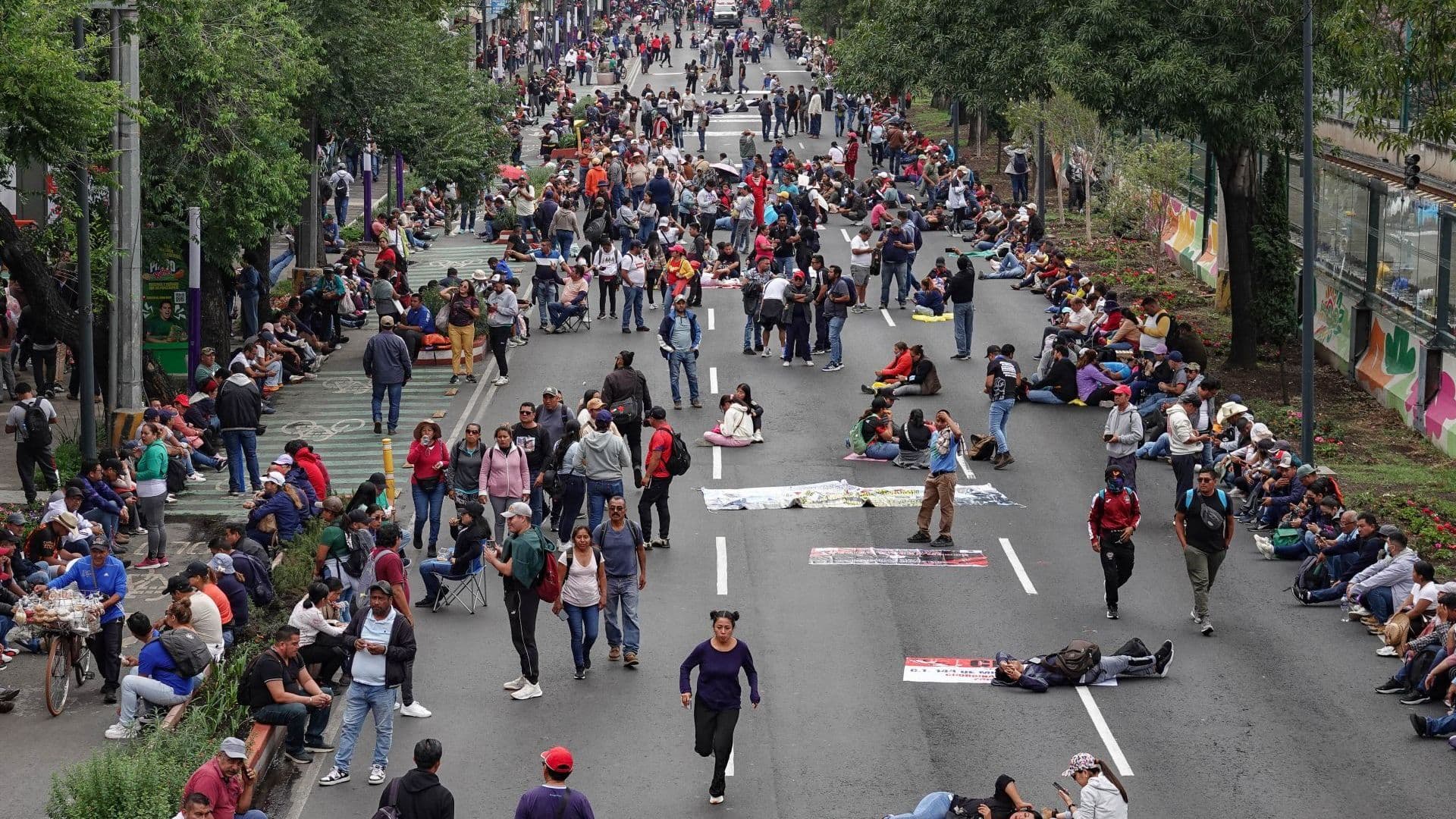 CNTE en CDMX. Foto: Cuartoscuro