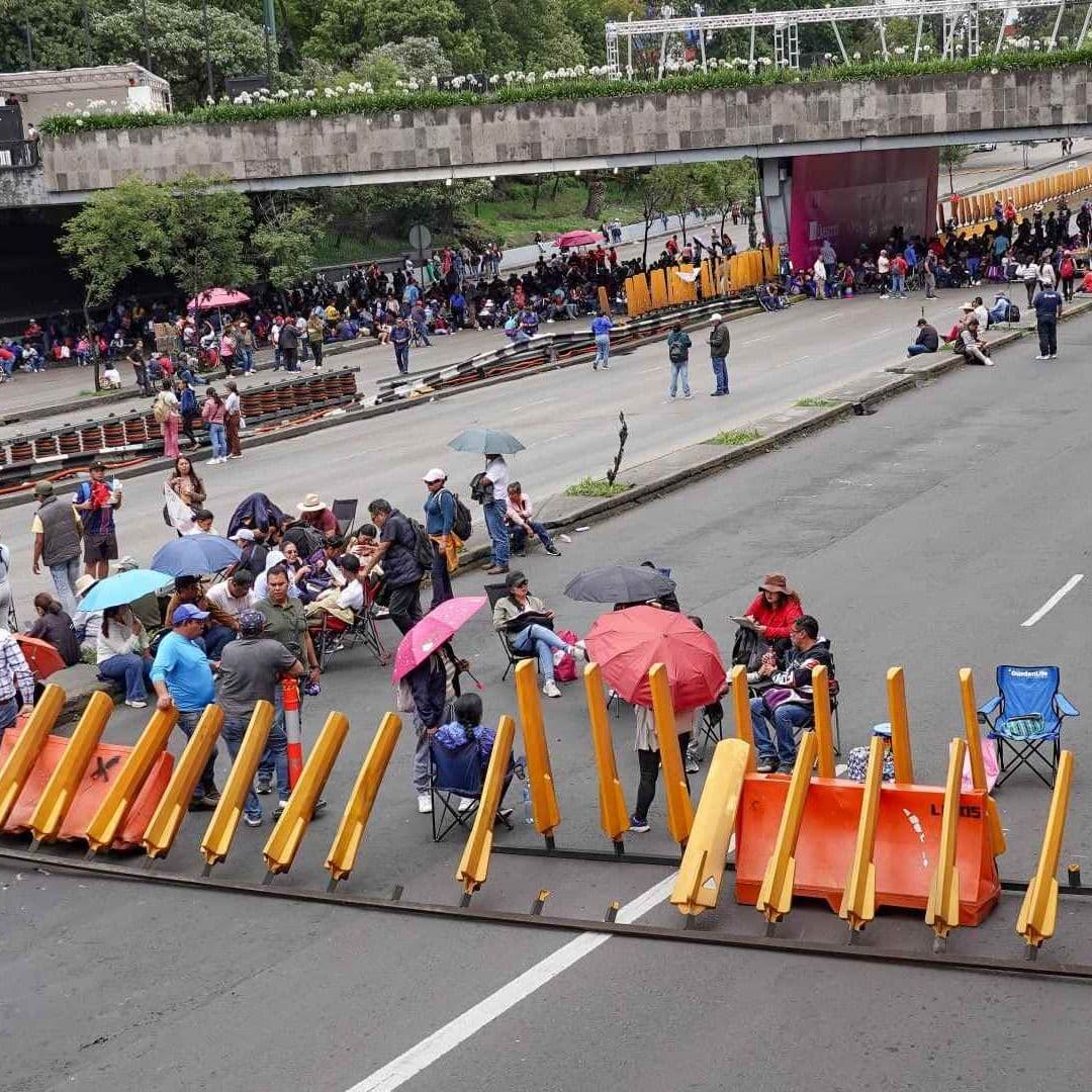 Huelga Nacional de la CNTE. Foto: Cuartoscuro