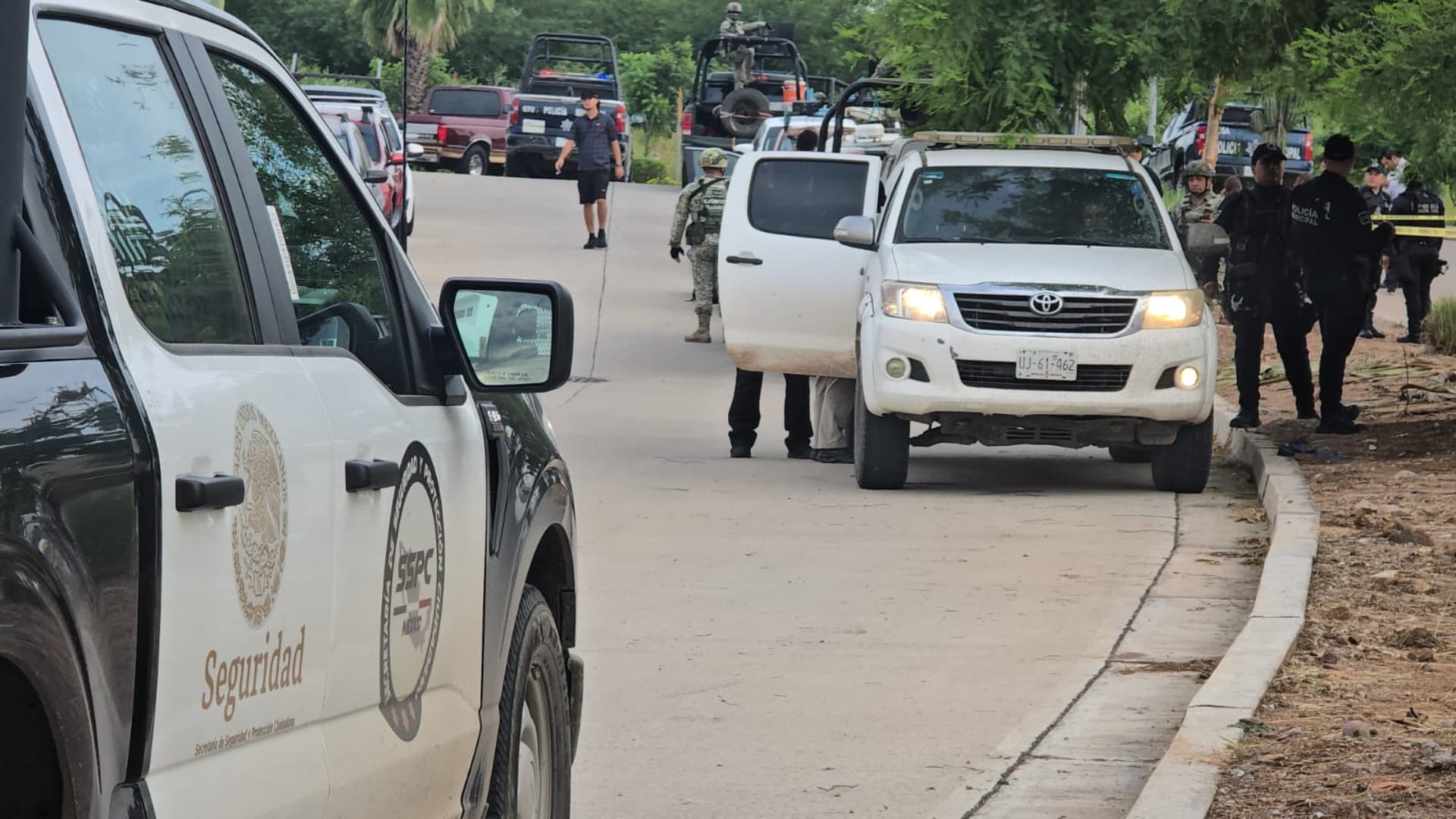 Asesinan a Balazos a Dos Hombres en Fraccionamiento Gran Vía de Culiacan, Sinaloa