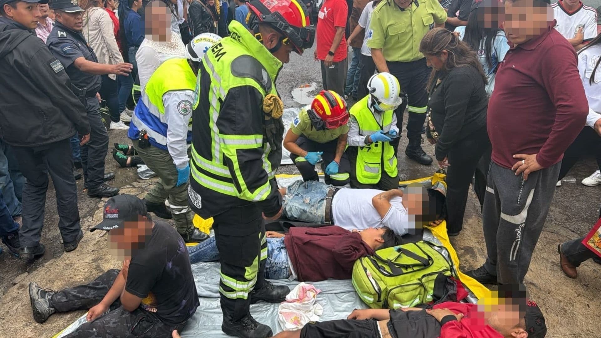 Cae Rayo en Fiesta Religiosa en Toluca, Edomex. Foto: N+
