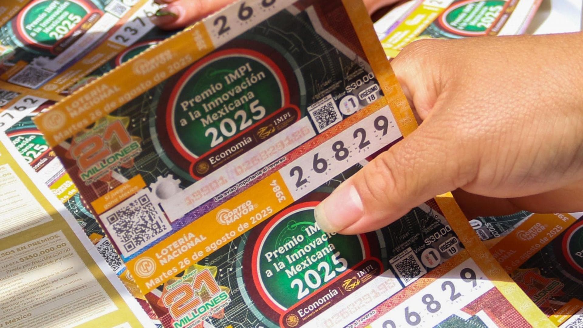 Billetes de la Lotería Nacional. Lista de Cachitos de la Lotería Nacional de Octubre 2026.