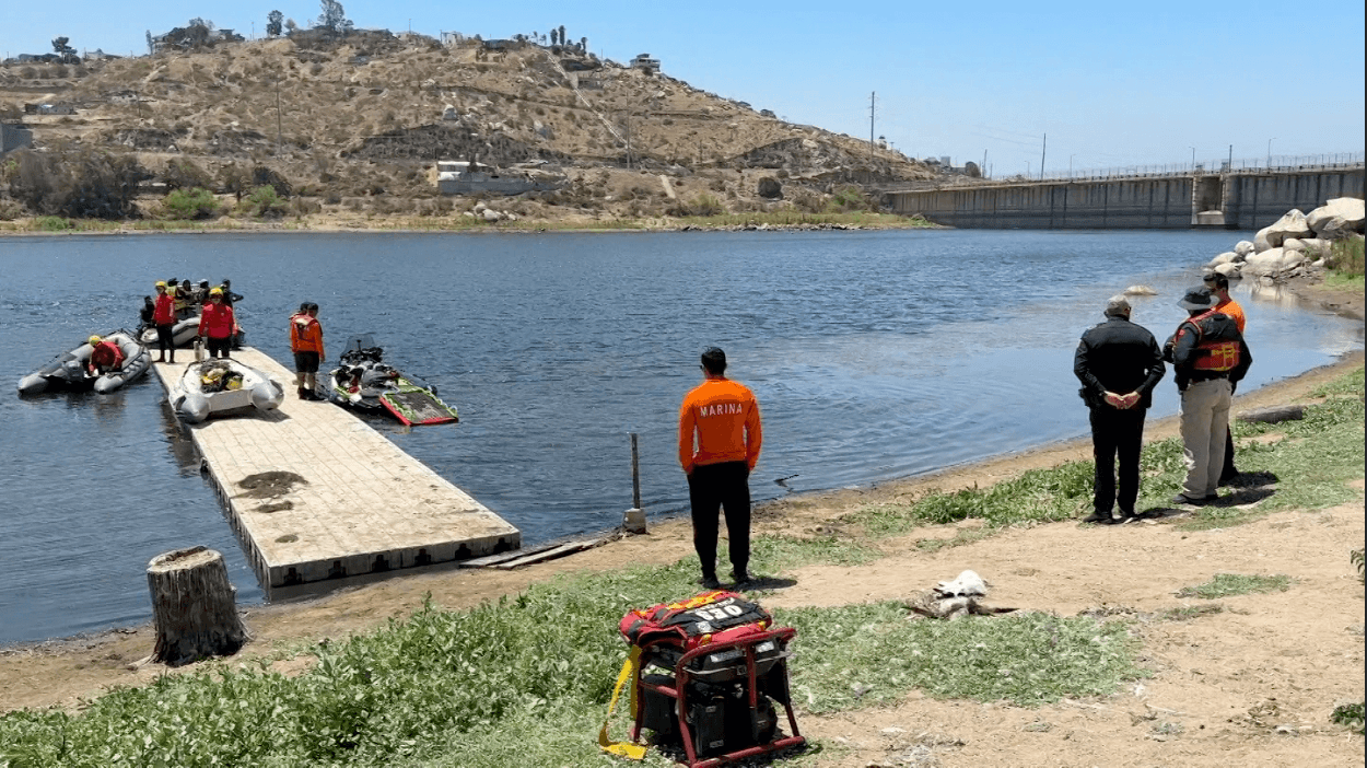 Búsqueda de Personas Desaparecidas en Presa de Ensenada