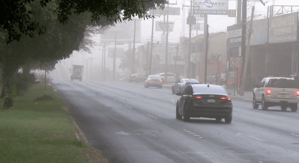Alertan por Tormentas Eléctricas en Mexicali; Prevén Viento, Polvo, Lluvia y Granizo