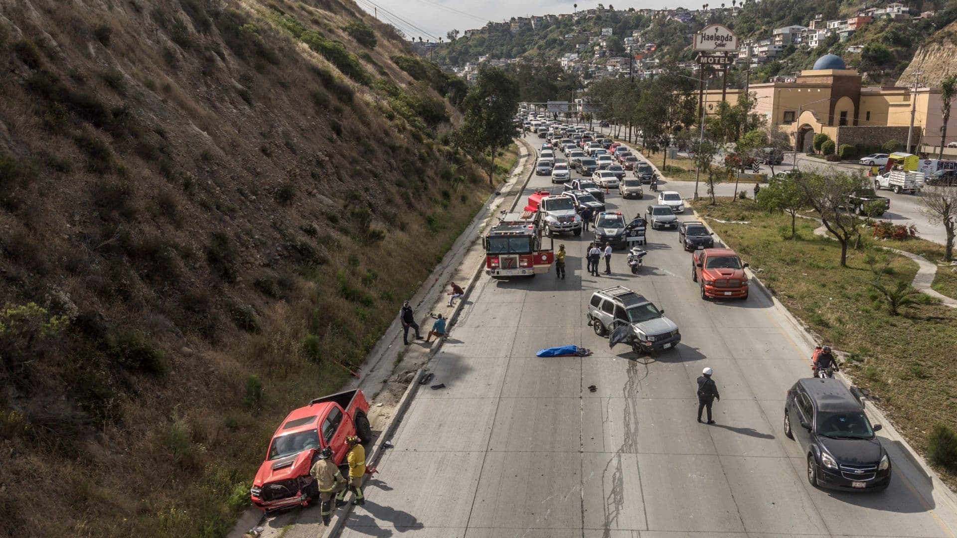 Carreteras Bloqueadas hoy. Foto: Cuartoscuro