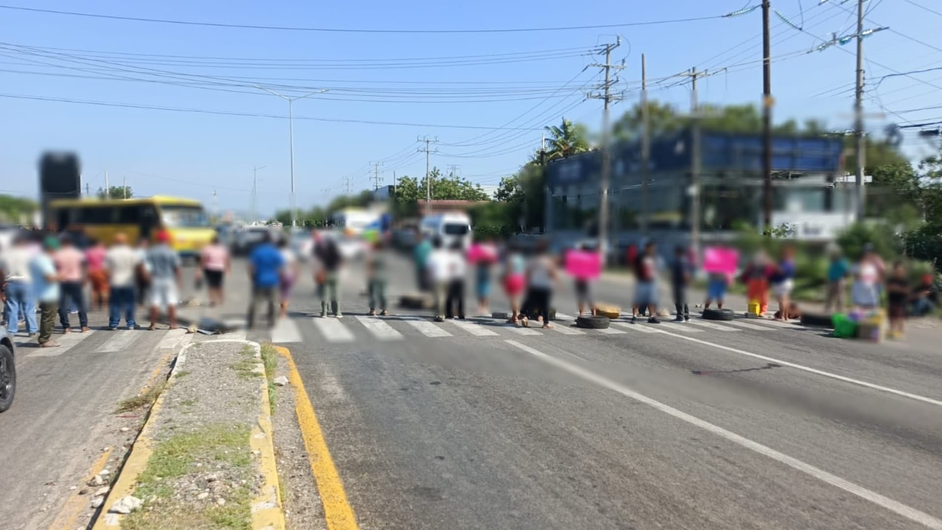 Carreteras bloqueadas