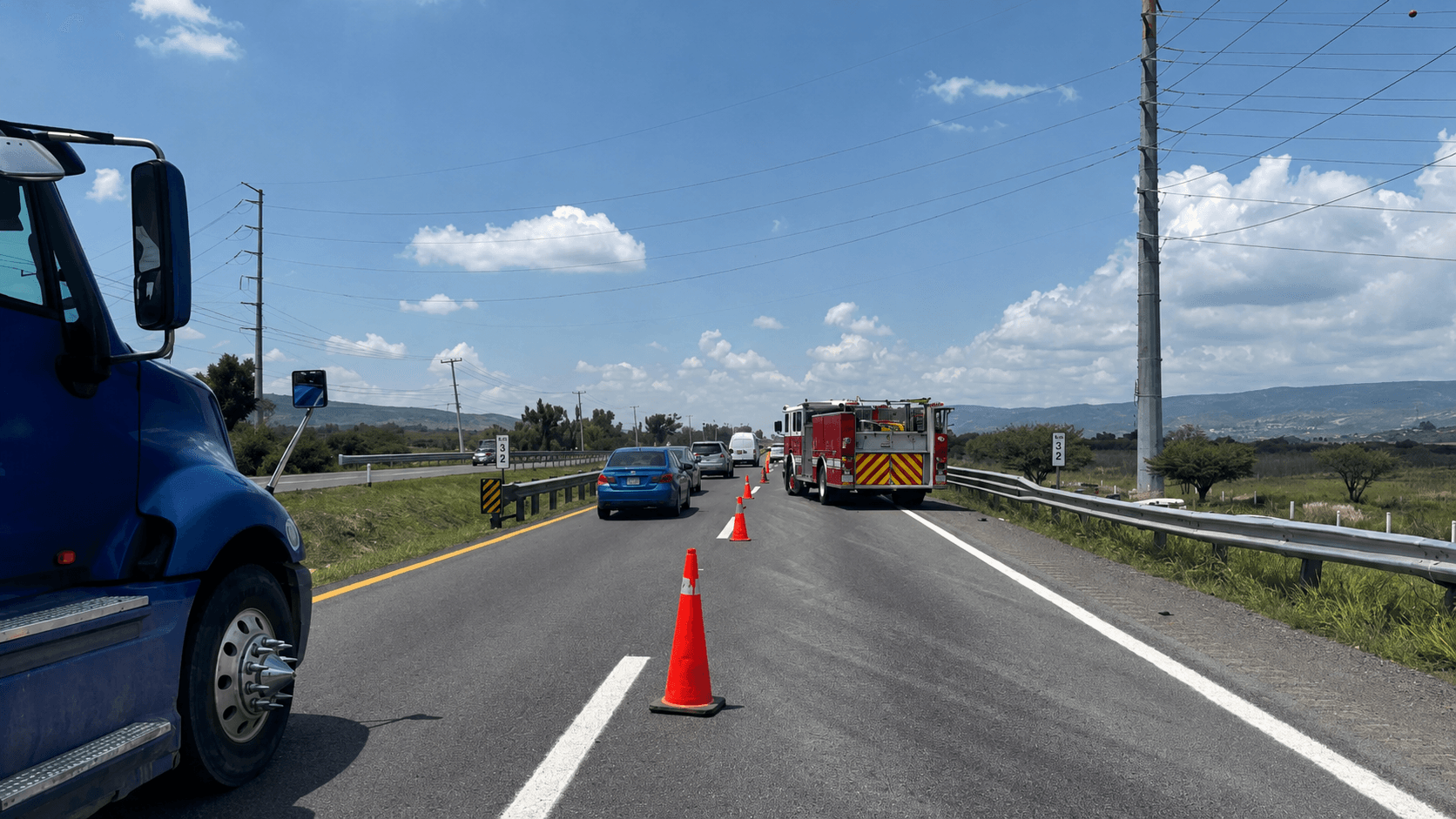 Carreteras bloqueadas