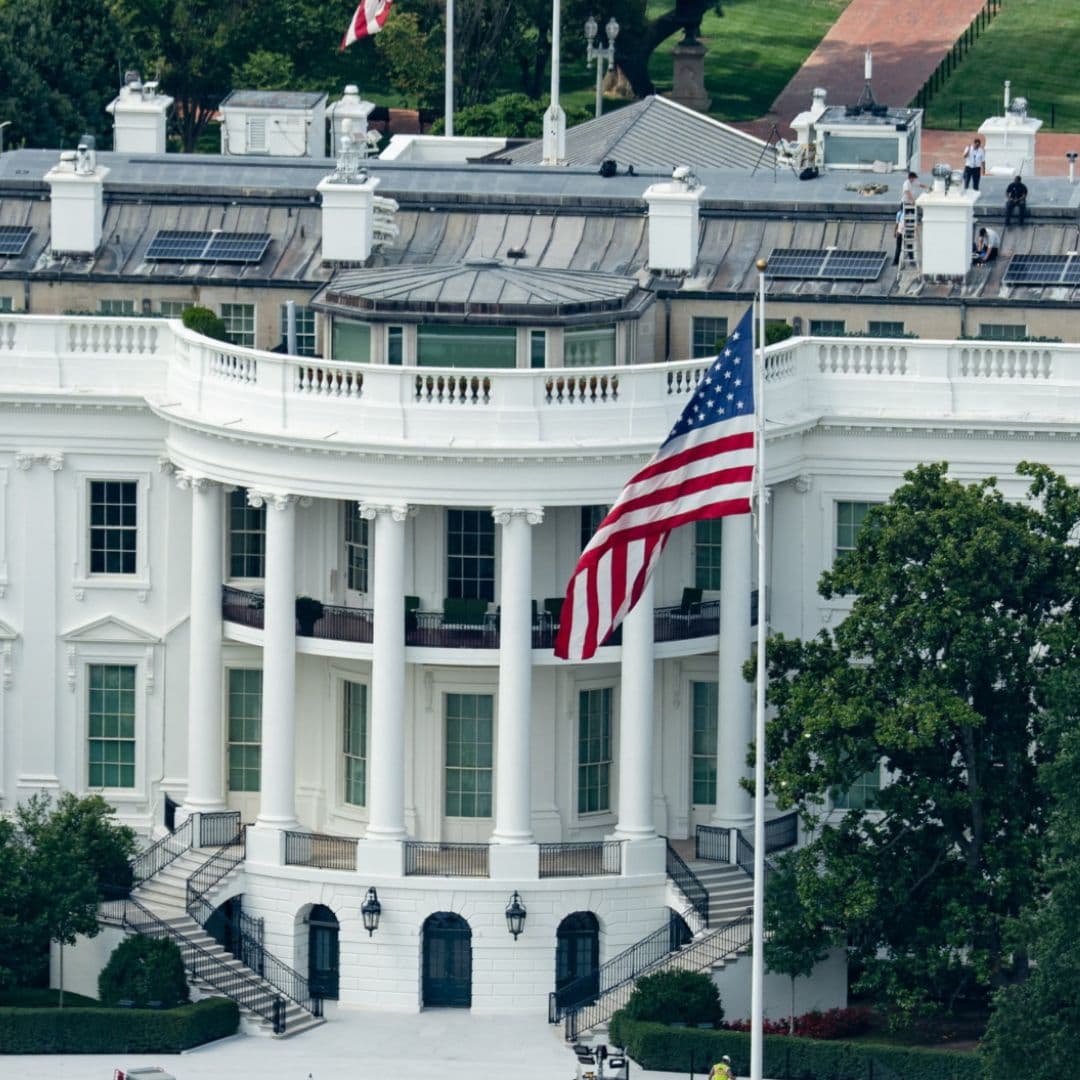 Vista de la Casa Blanca.