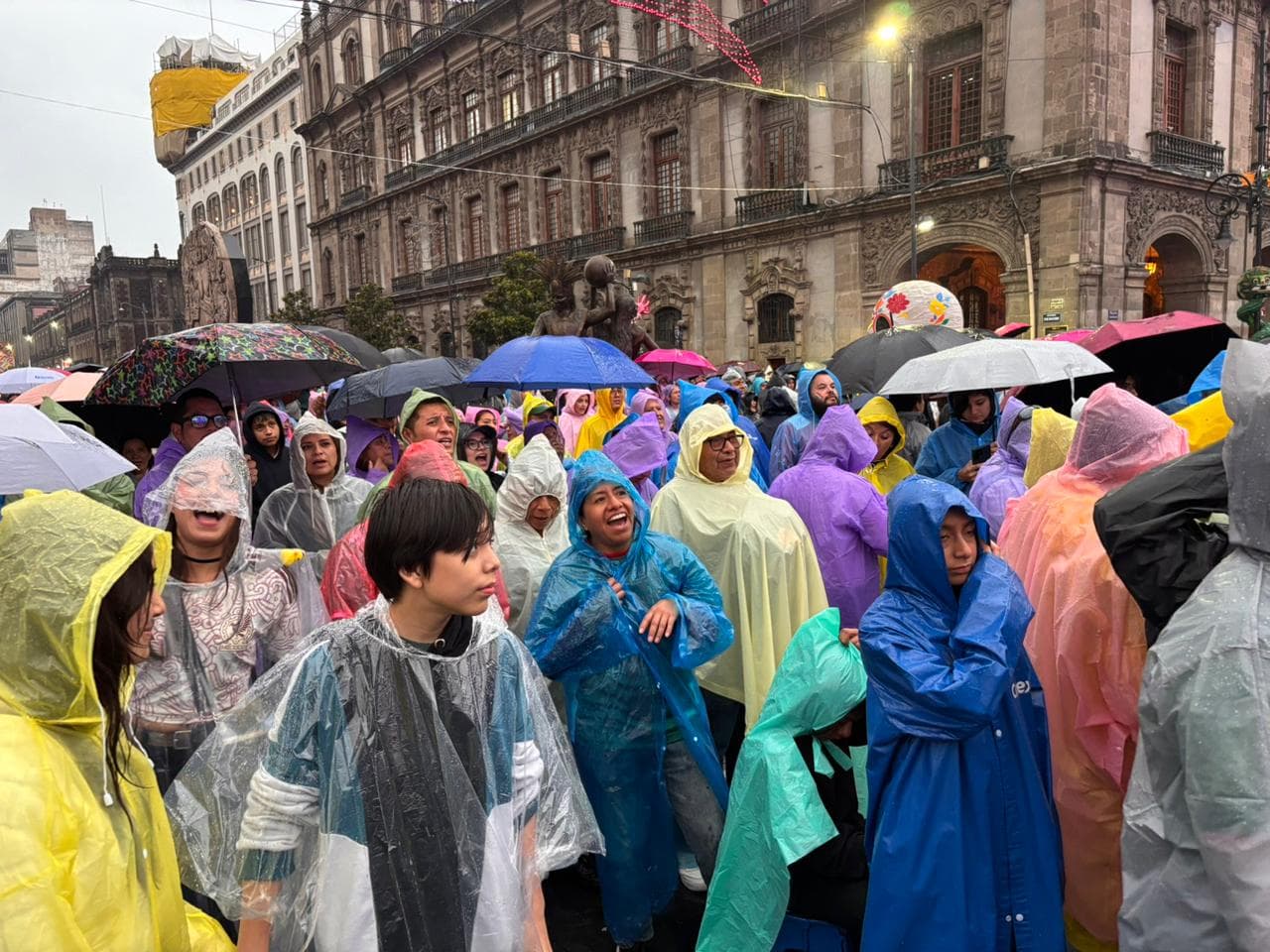 Celebran en el Zócalo