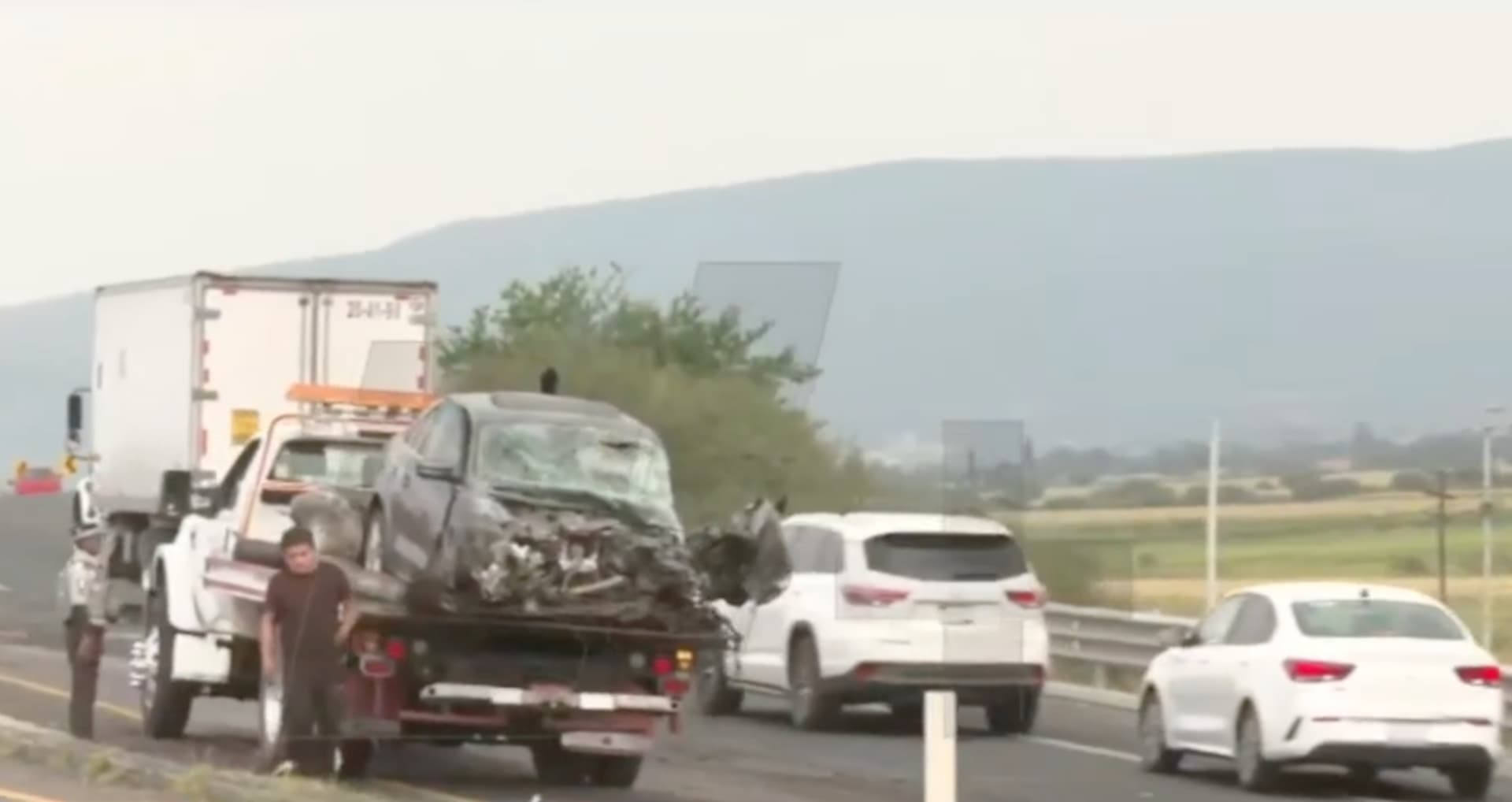 Tres Muertos y Cinco Heridos Dejó un Accidente en la Carretera Abasolo-Pénjamo.