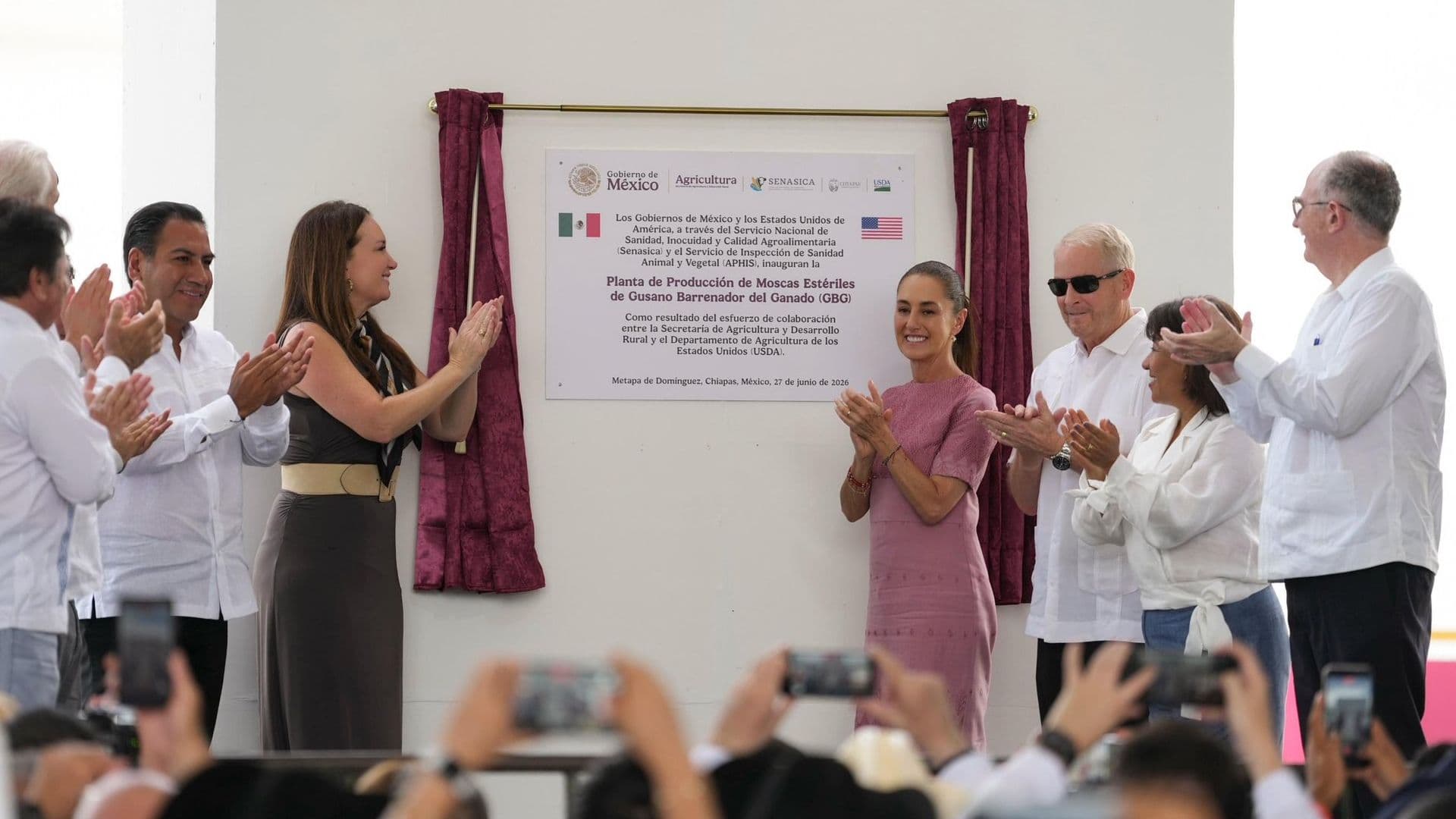 La presidenta Claudia Sheinbaum en Metapa, Chiapas. Foto: Gobierno de México.