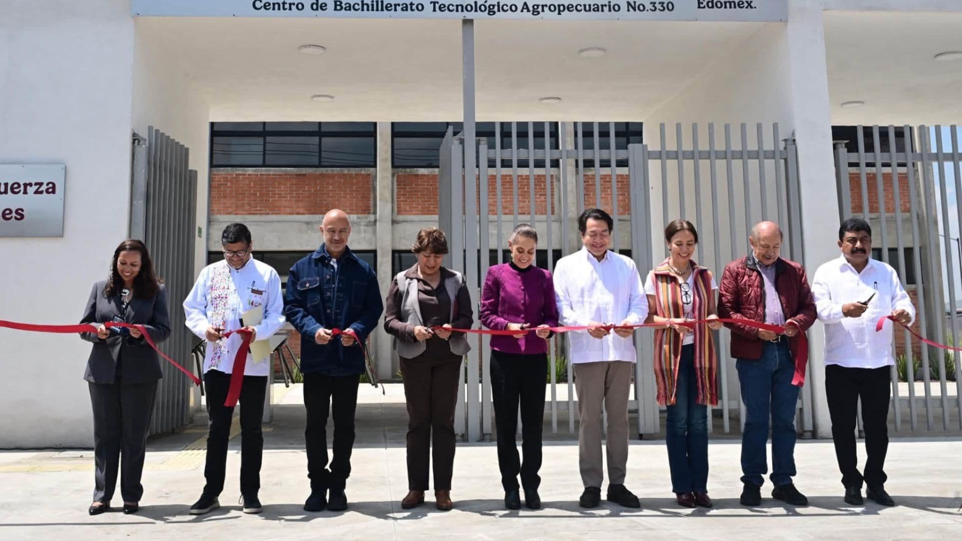 Sheinbaum Busca Crear 400 Mil Nuevos Lugares en Preparatorias. Foto: Gobierno de Edomex