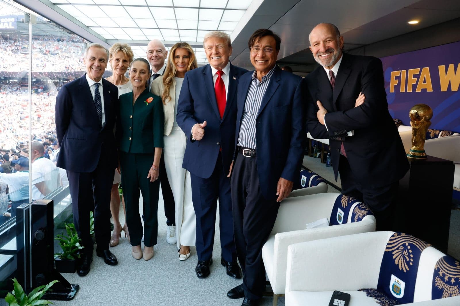 Presencia de Líderes Mundiales en Final del Mundial 2026. Foto: Gobierno de México