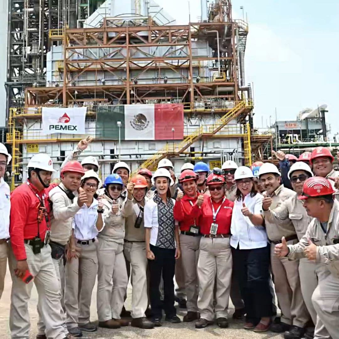 Sheinbaum Recorre Complejo La Cangrejera en Veracruz. Foto: Gobierno de México