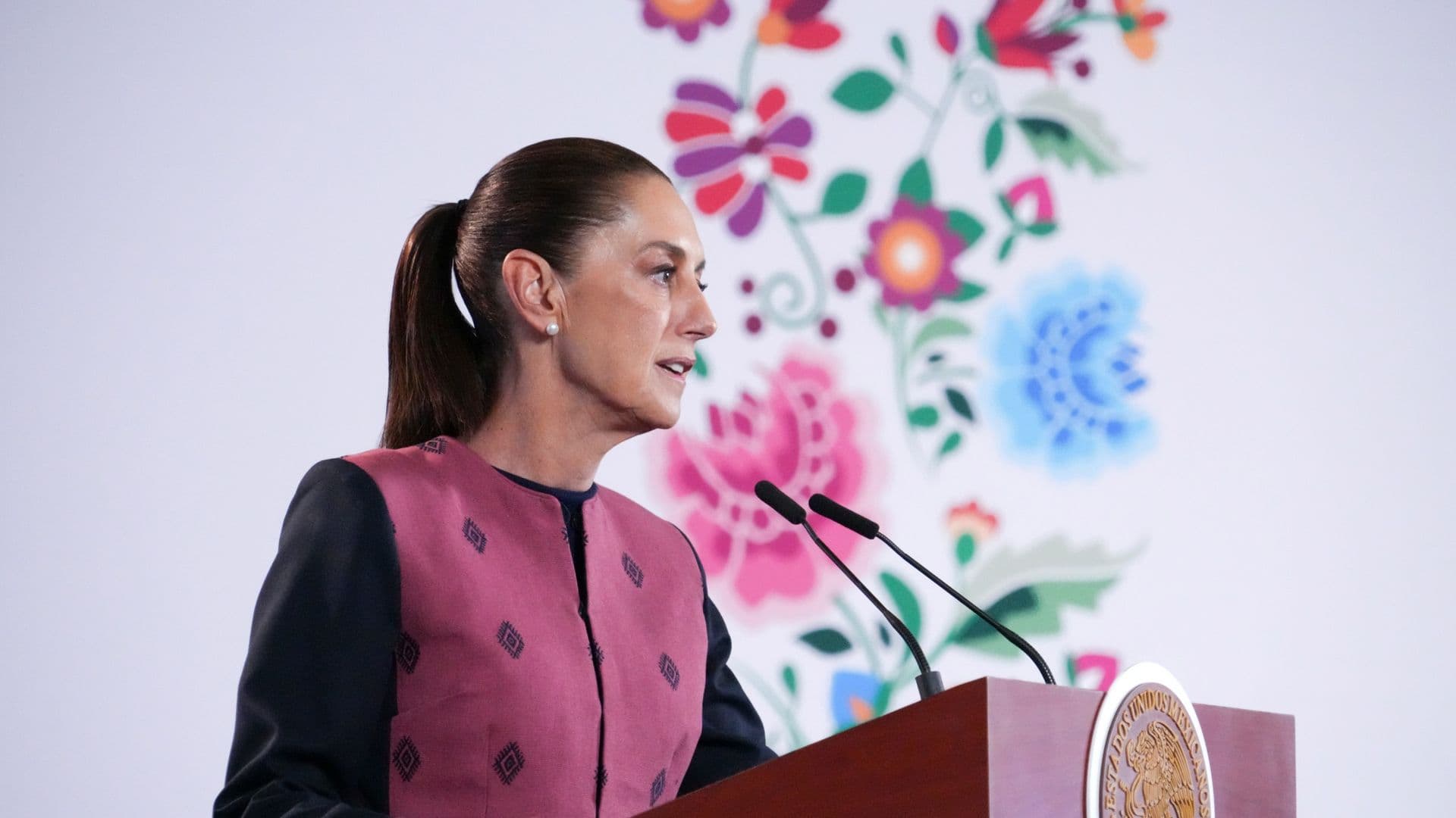 Claudia Sheinbaum en Palacio Nacional