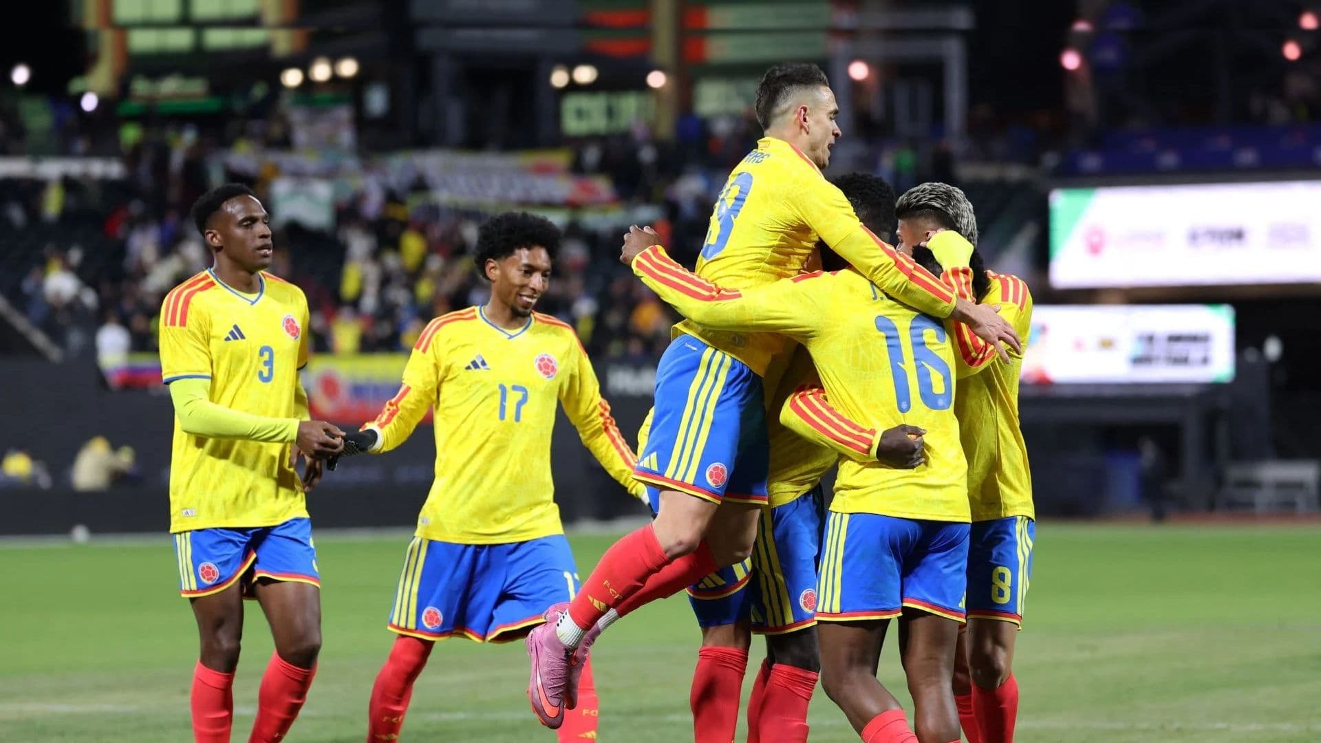 Selección de Colombia. Foto: AFP