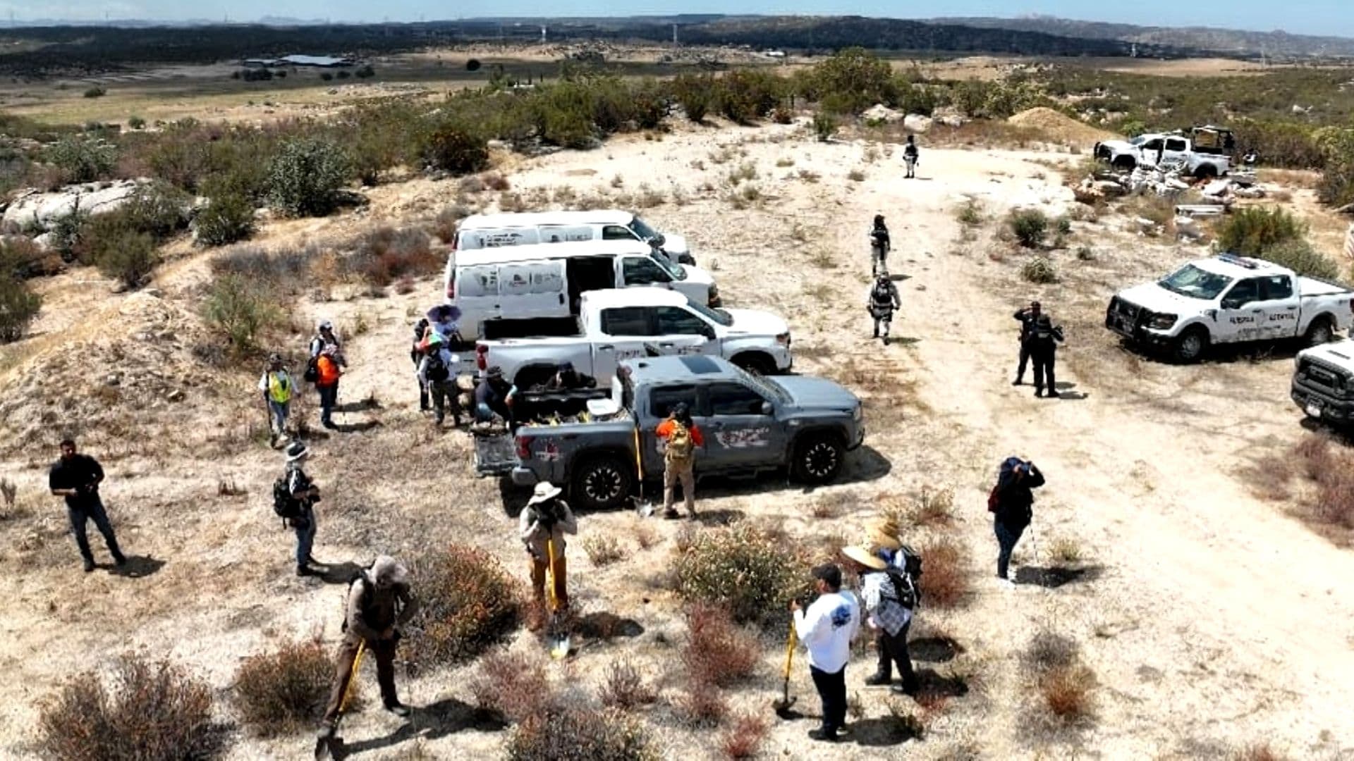 Localizan Restos Óseos y un Cuerpo en Operativo de Búsqueda en Tecate