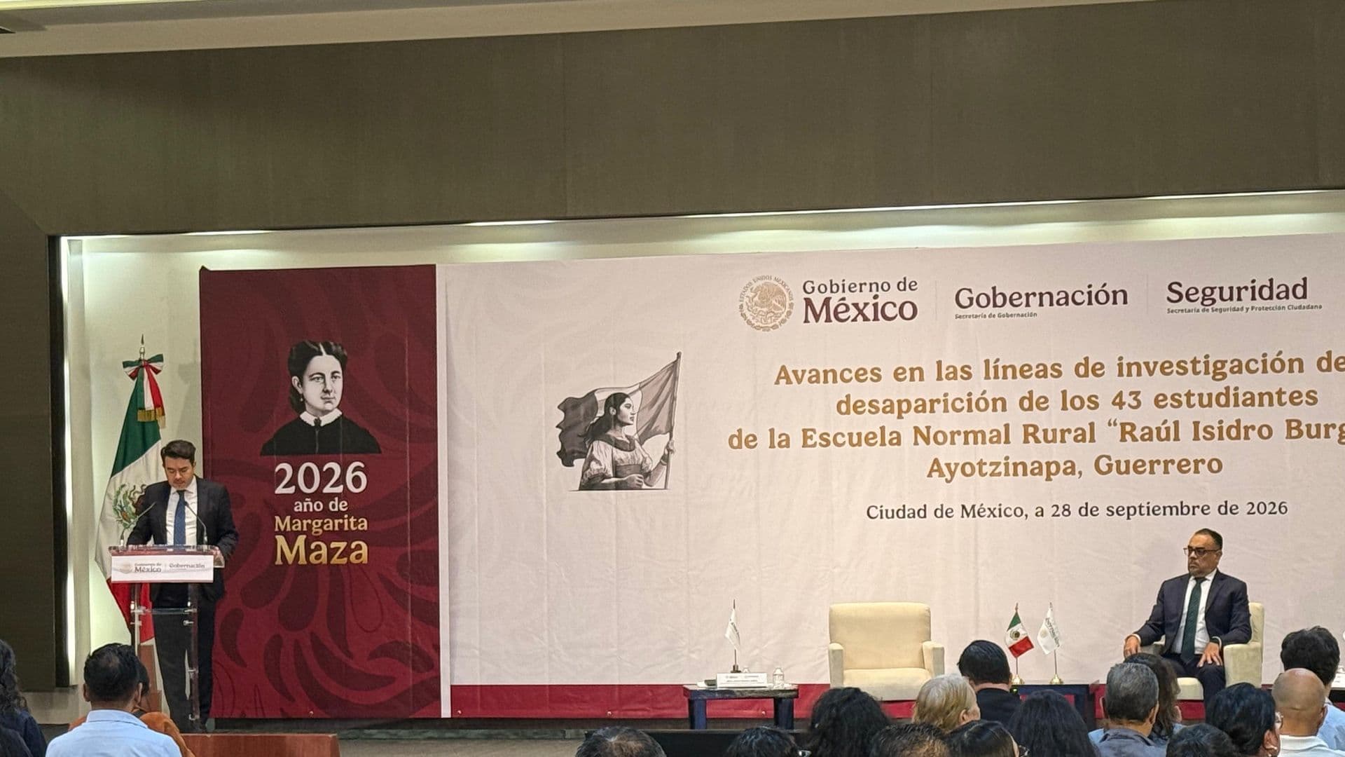 Conferencia de nuevos avances del caso Ayotzinapa