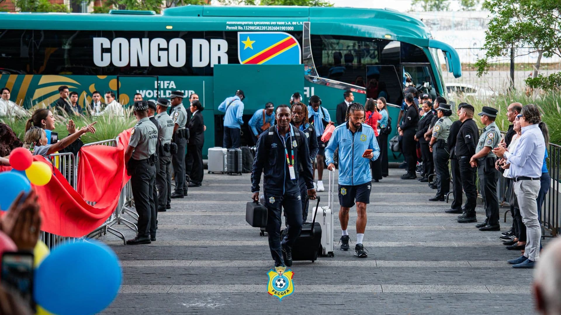 Llegan los Jugadores de la República Democrática del Congo a Guadalajara