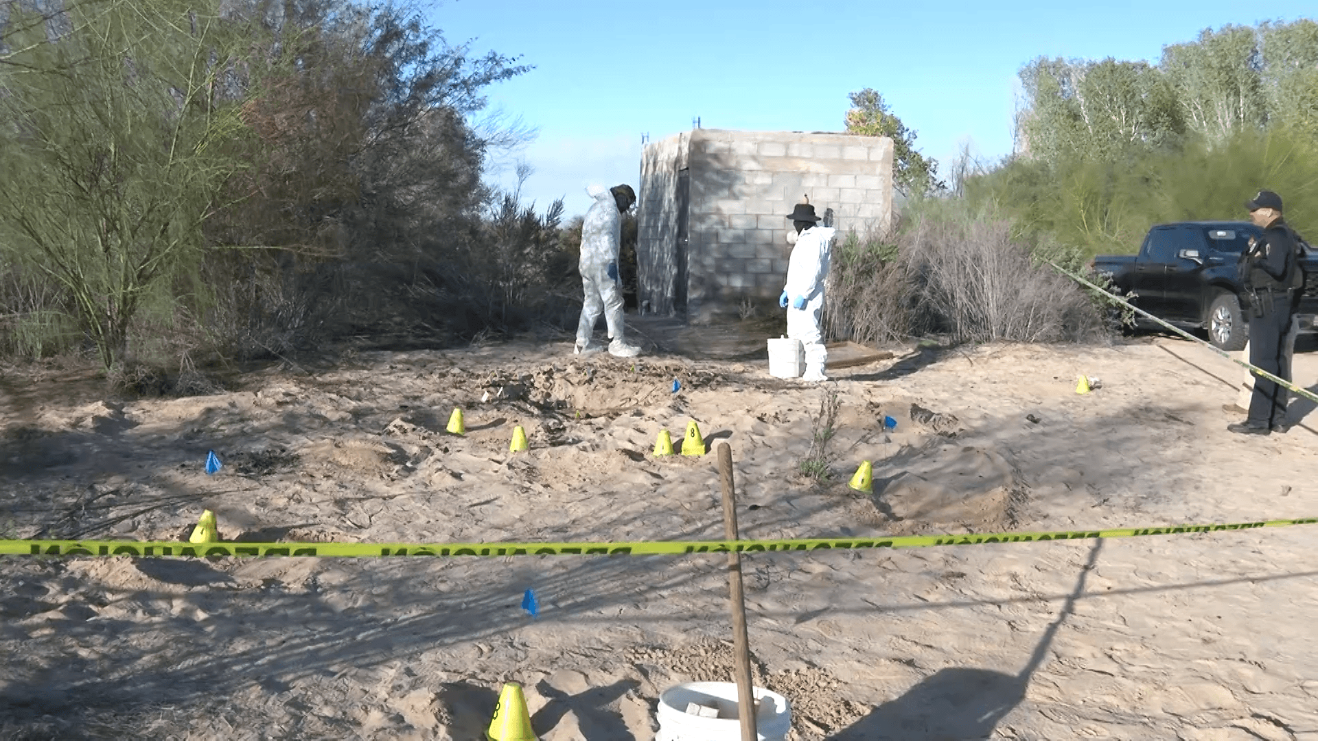 Continúa la Búsqueda en Fosas de Miguel Alemán, Mexicali