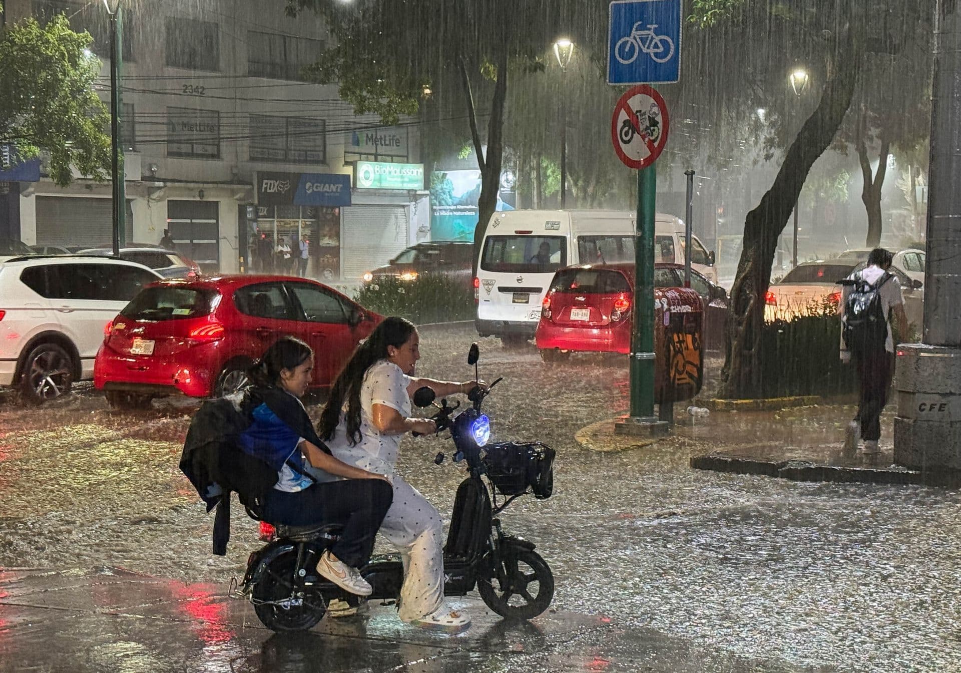 Continúan las fuertes lluvias en México. Foto: Cuartoscuro