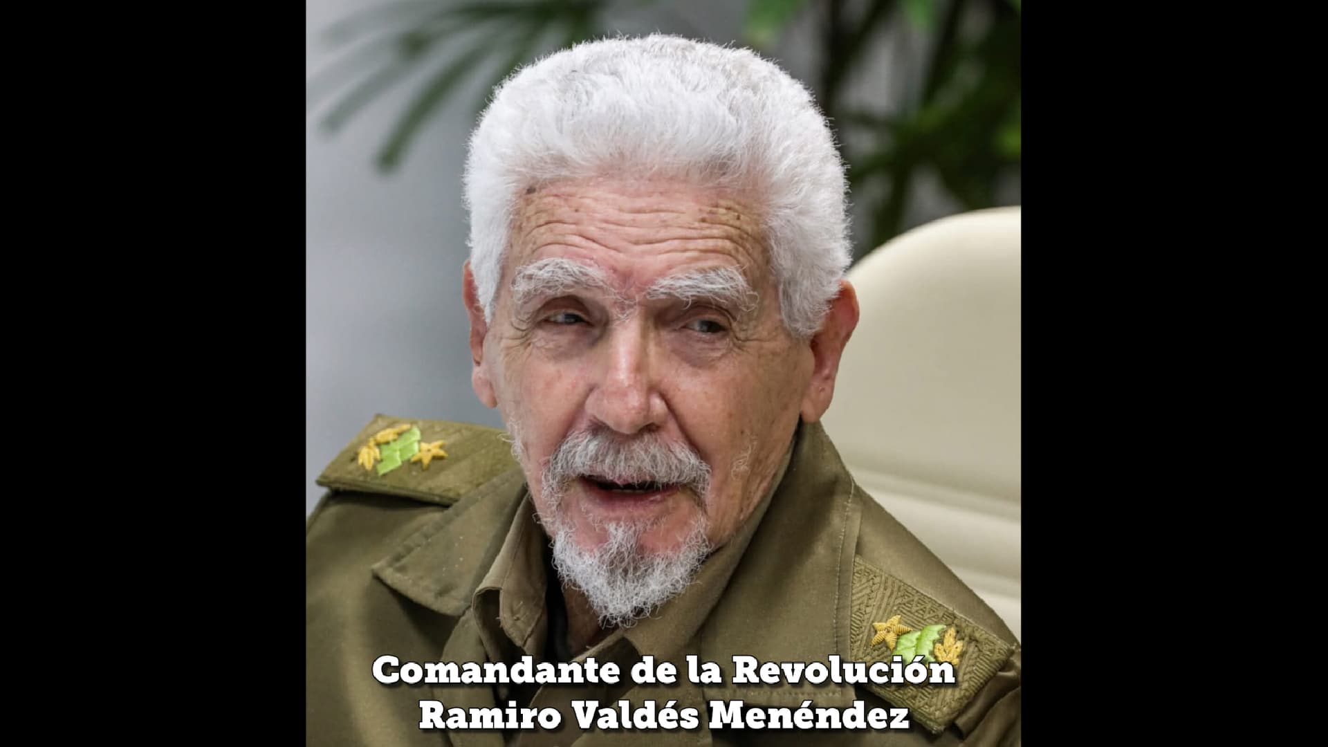 Viceprimer ministro de Cuba, Ramiro Valdés Menéndez. Foto: @DiazCanelB