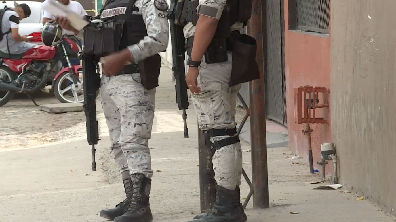 Elementos de varias corporaciones de Seguridad resguardaron la zona.