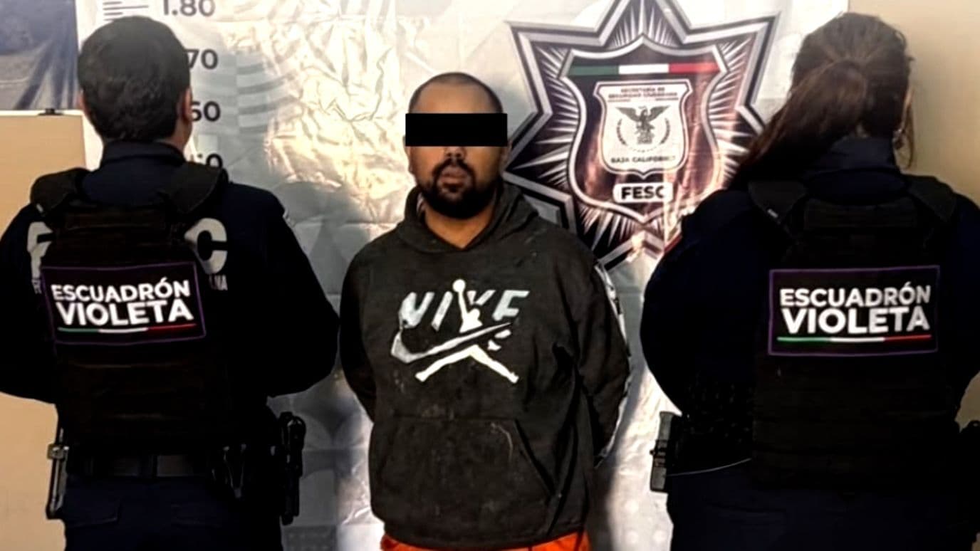 Detienen a Sujeto por Agresión a Menor en Zona Centro de Ensenada, BC