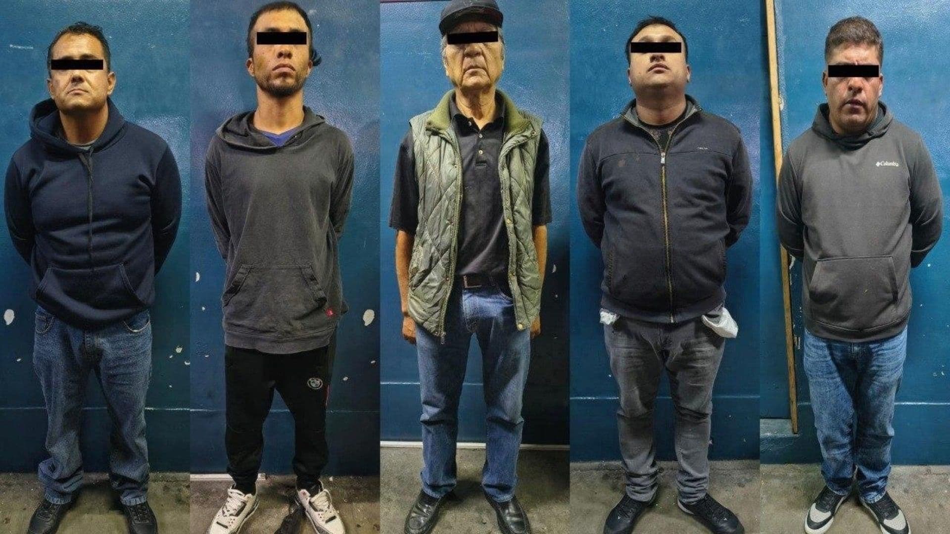 Cinco detenidos con armamento militar en Puebla.