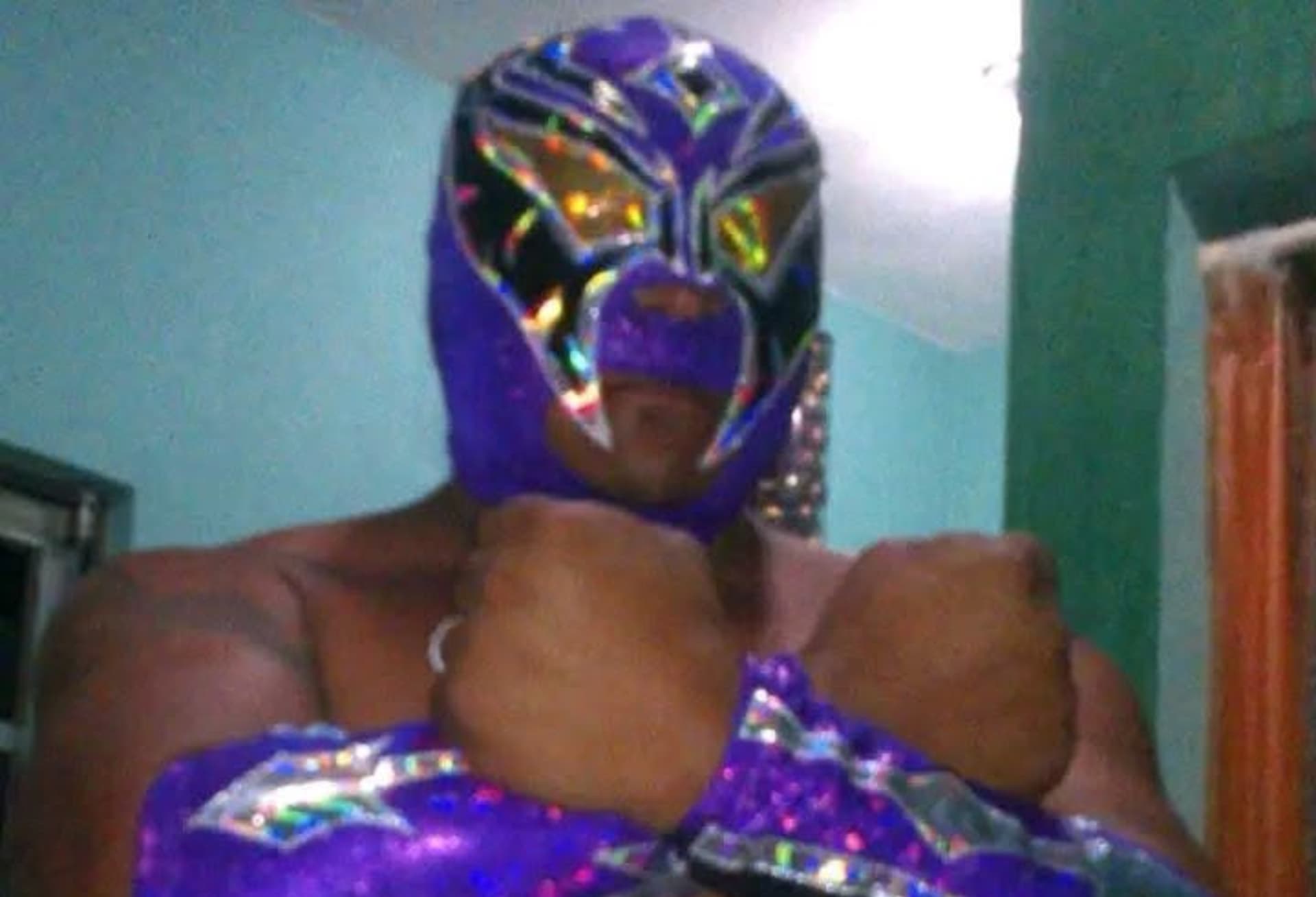 El luchador Darkness. Foto: Redes sociales