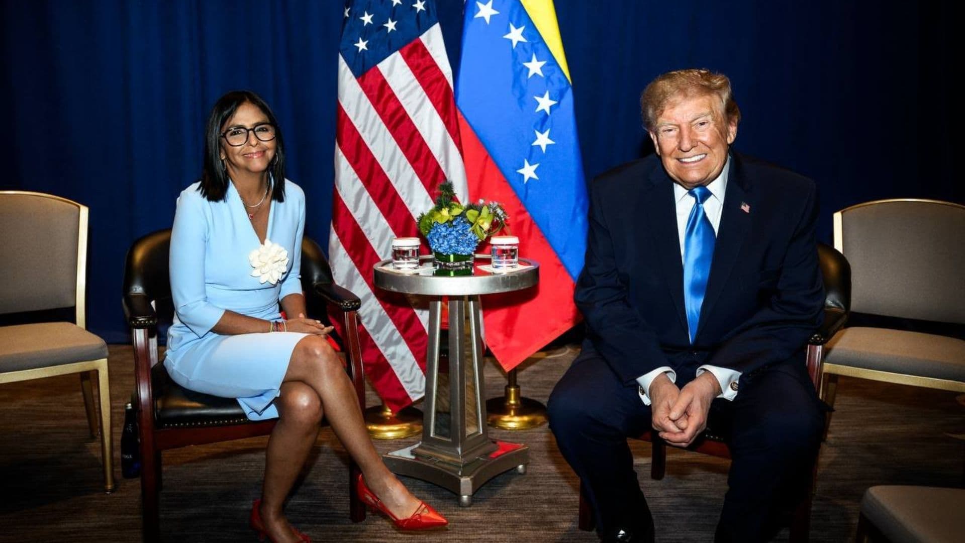 Delcy Rodríguez Donald Trump