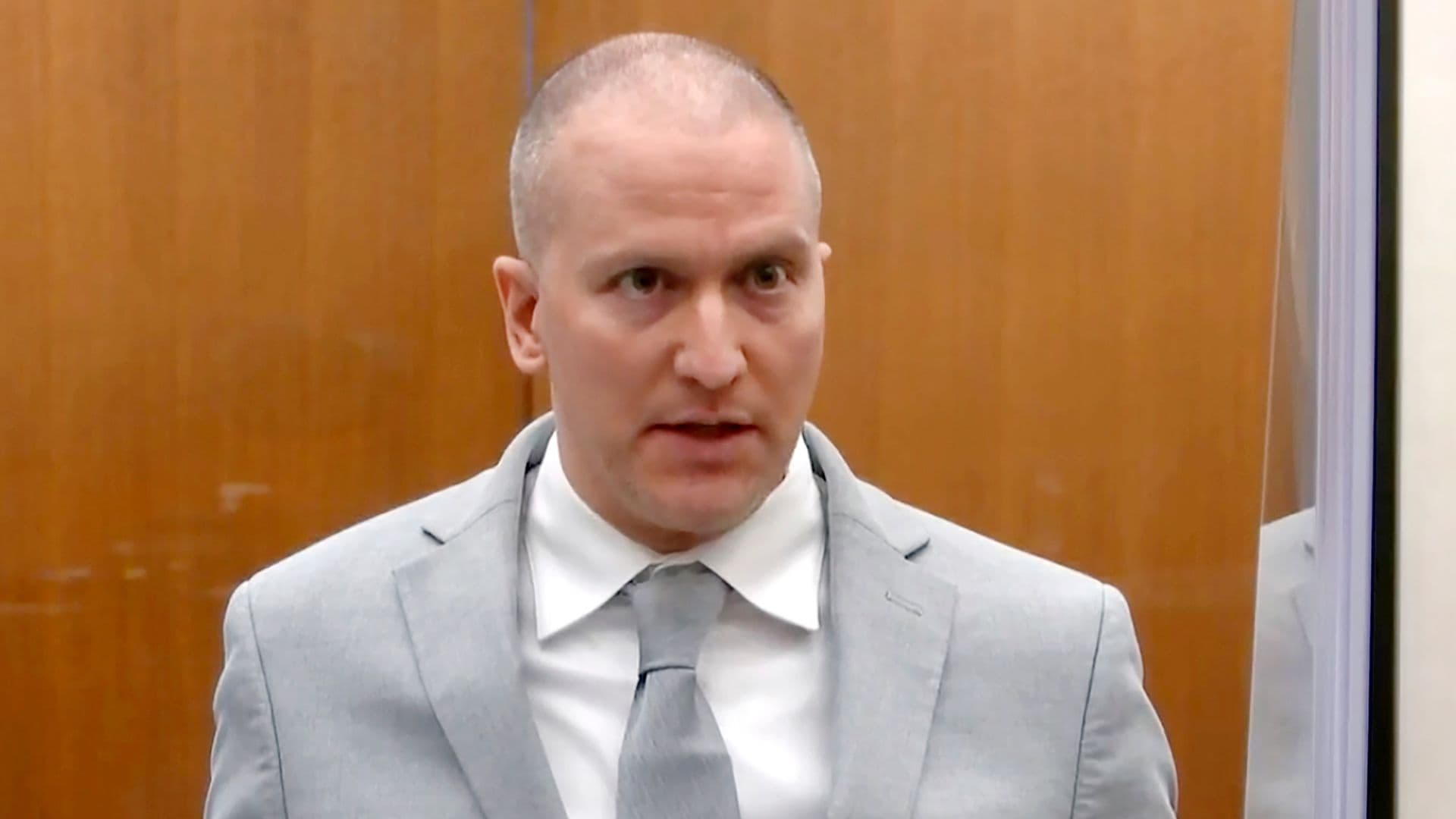 Derek Chauvin, expolicía de Minneapolis. Foto: AP