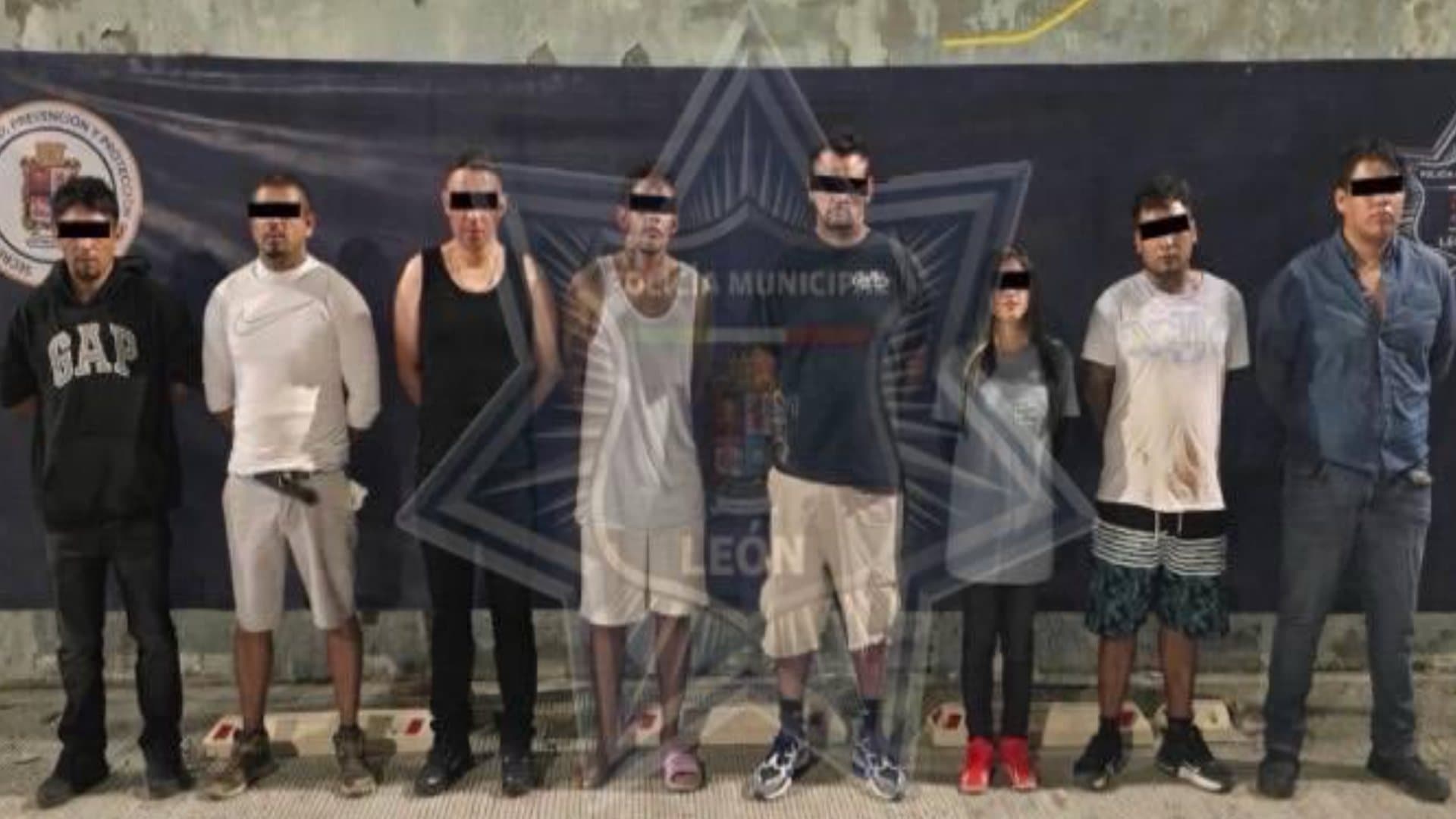 Los detenidos fueron presentados ante las autoridades.