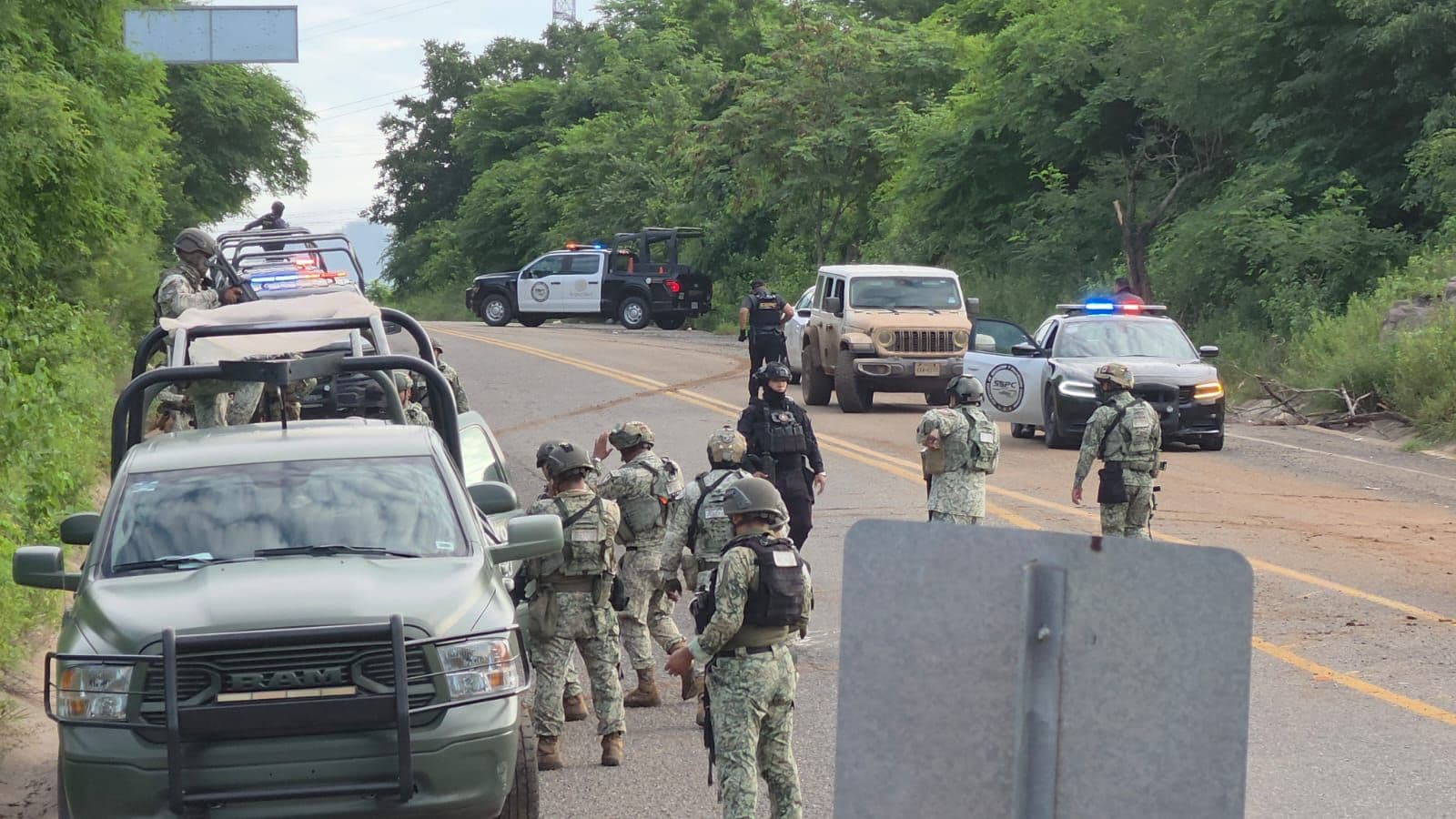 Detienen a 4 Personas tras Enfrentamiento con Policías en Jesús María, Sinaloa