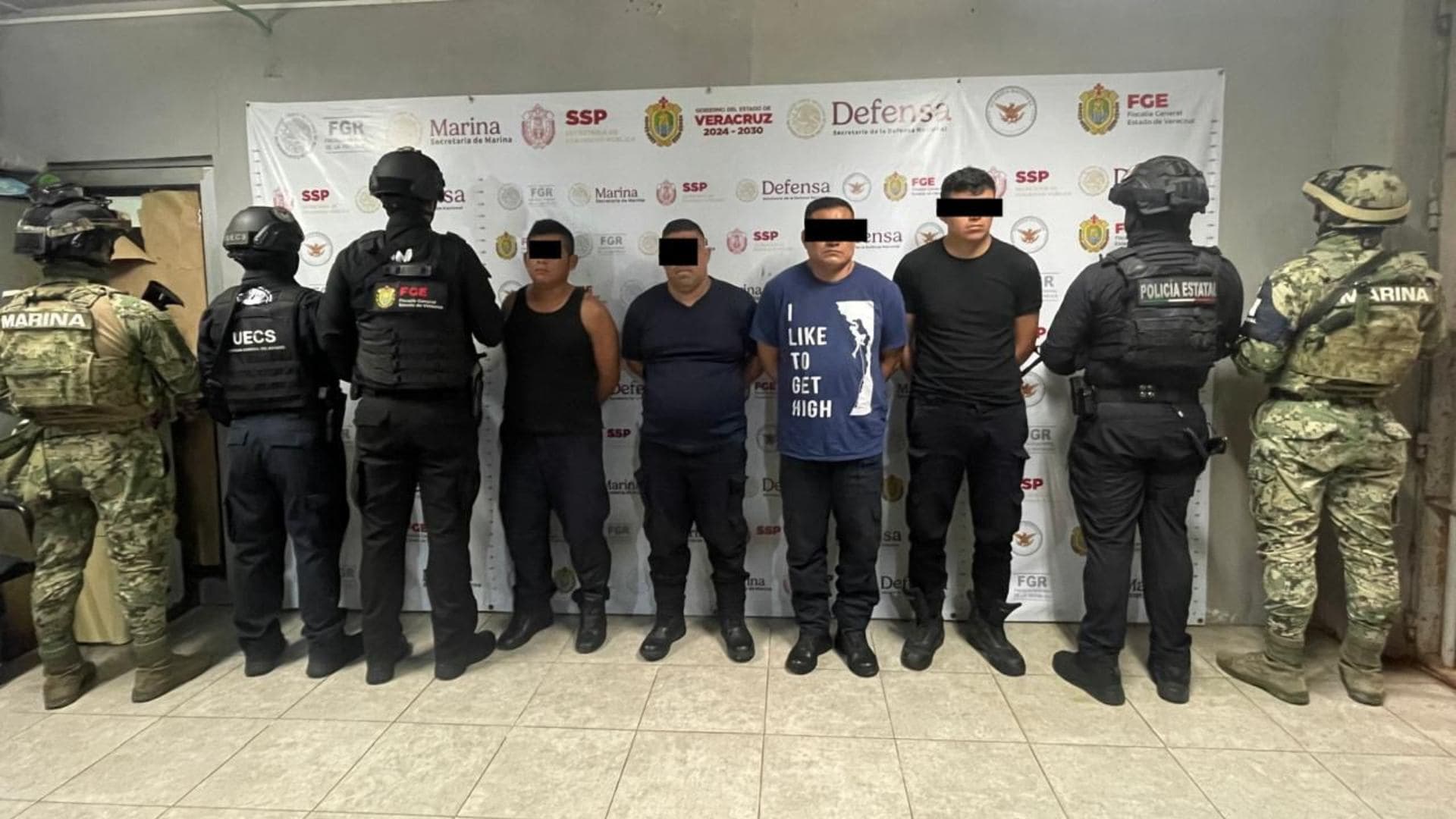 policías detenidos vinculados al caso de la reportera Roxana Berenice Guzmán en Veracruz