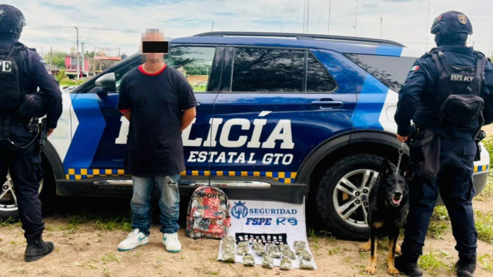 La mercancía fue asegurada.