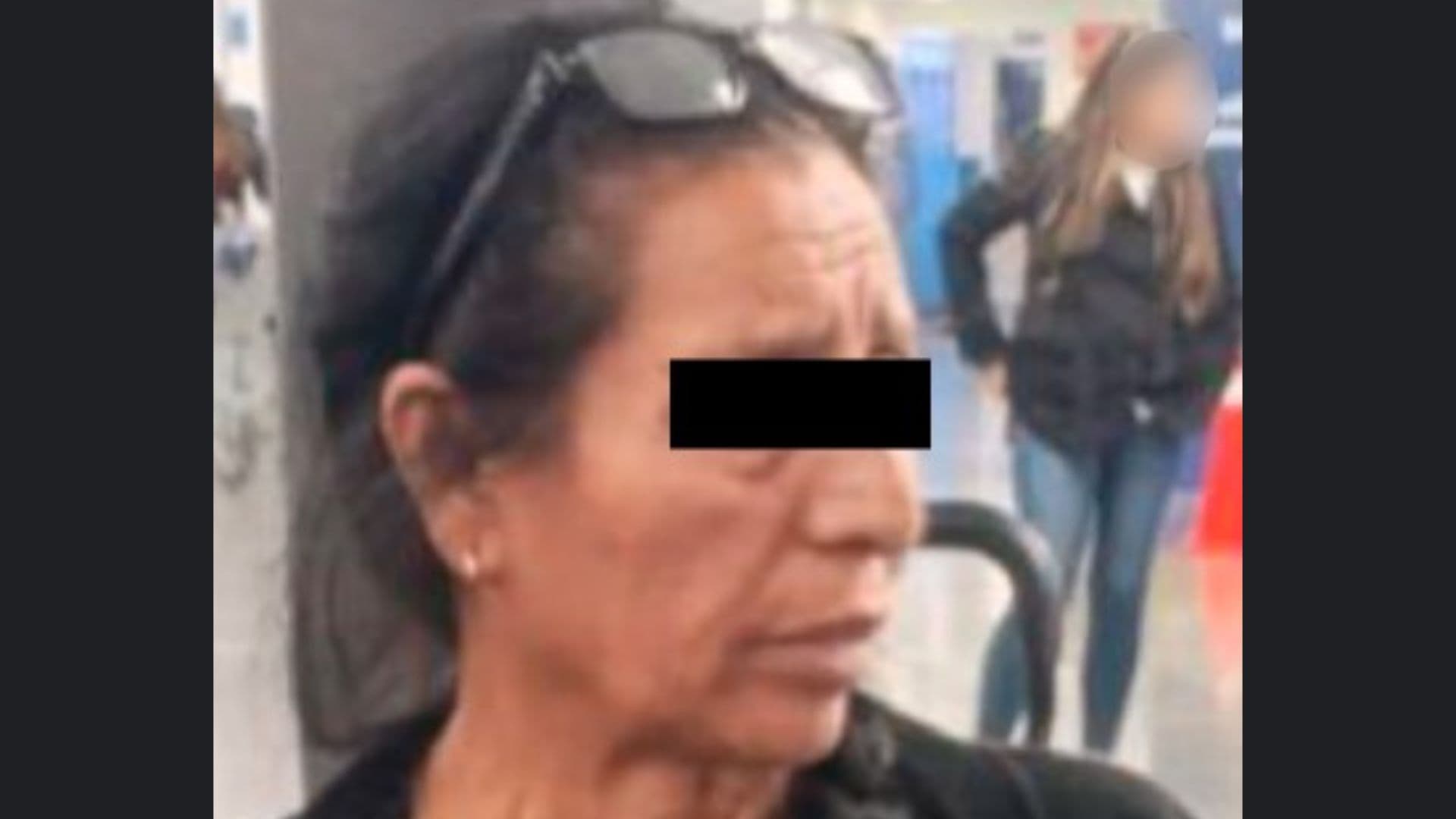Adulta mayor detenida