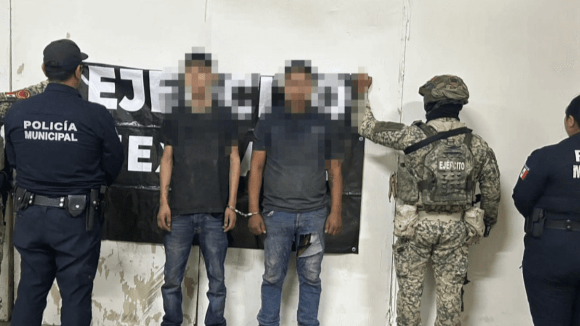 Dos Jóvenes Detenidos en Posesión de Armas de Uso Exclusivo del Ejército en Hermosillo