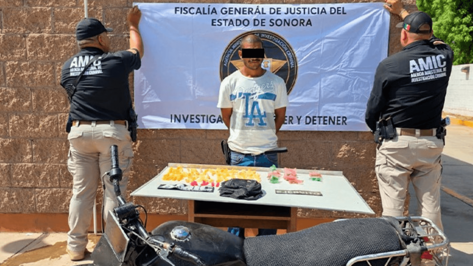Sujeto Detenido en Posesión de 80 Envoltorios de Presunta Droga en Bácum, Sonora