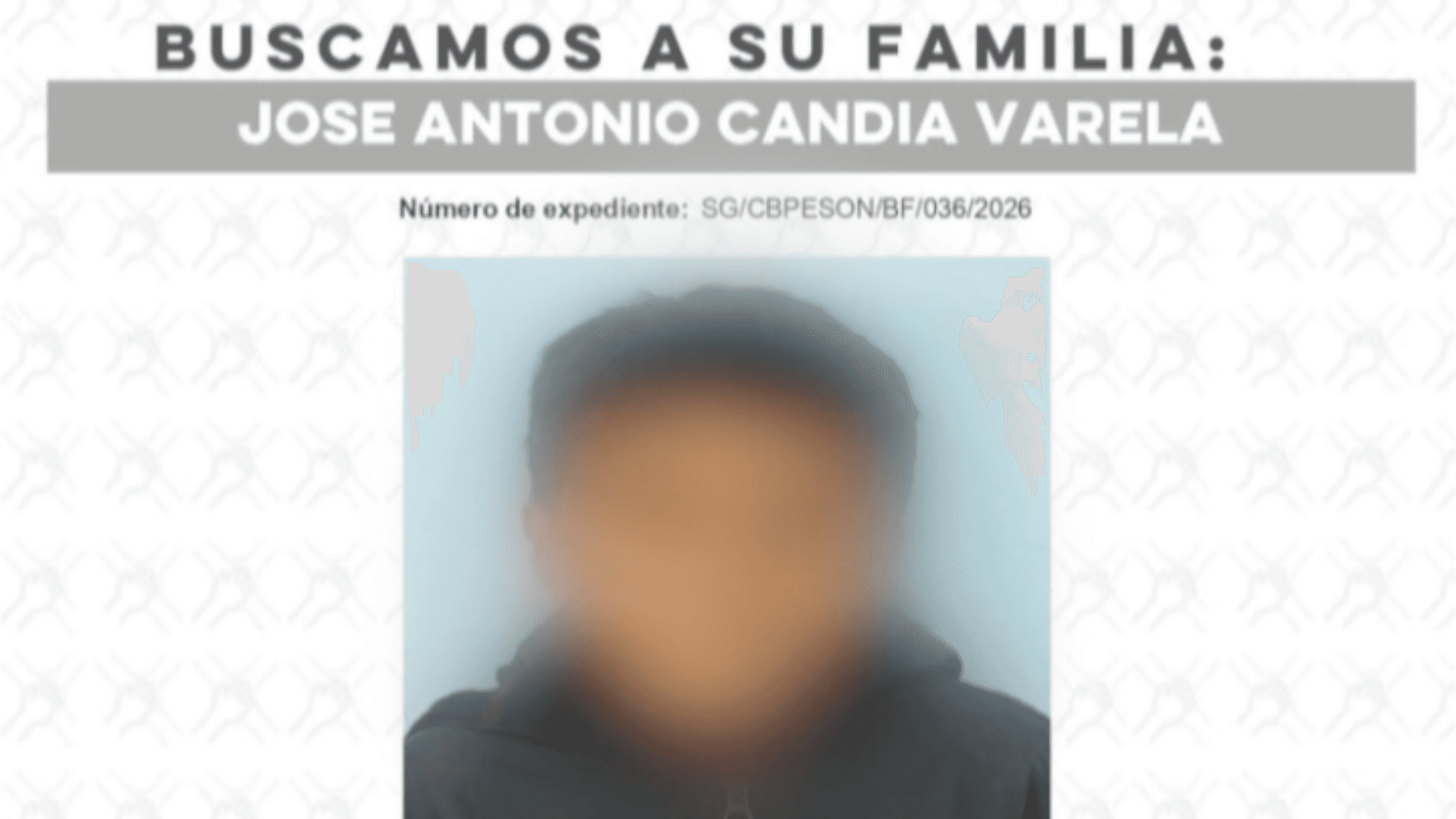 Emiten Ficha de Búsqueda para Localizar a Familiares de Menor Abandonado en Nogales, Sonora