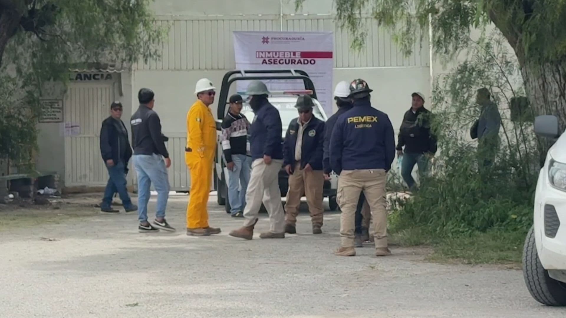 Inmueble asegurado por una toma clandestina de hidrocarburo.