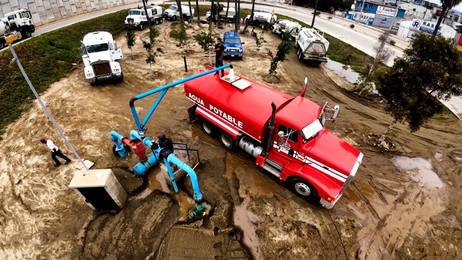 Instalaciones de la Planta Desalinizadora de Ensenada