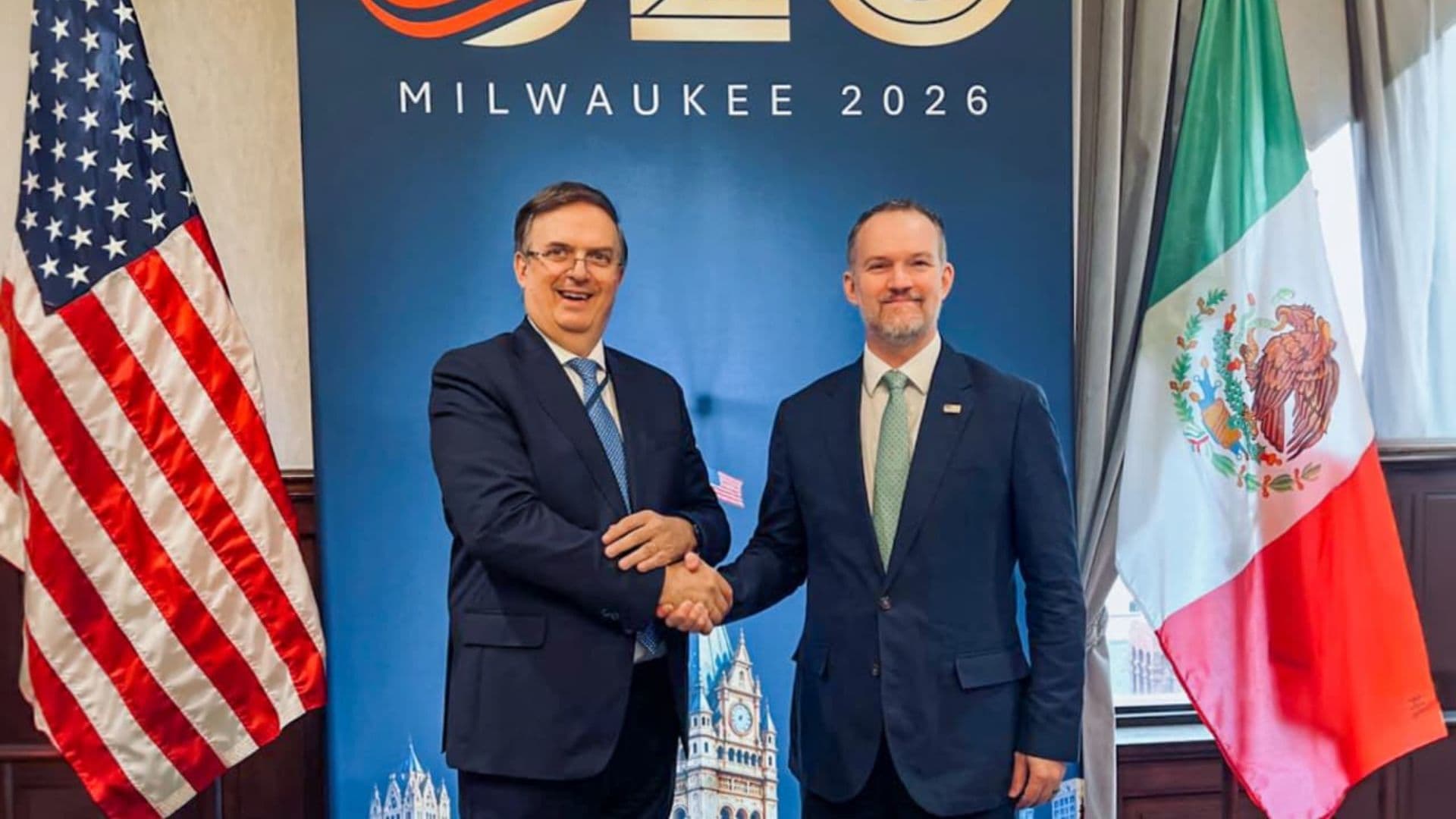 Marcelo Ebrard y Jamieson Greer