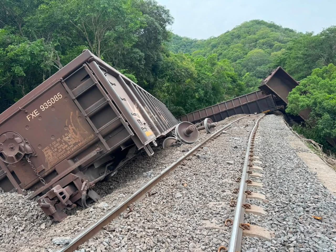 El descarrilamiento ocurrió en la zona de El Túnel. Foto: Junta Municipal Madrid