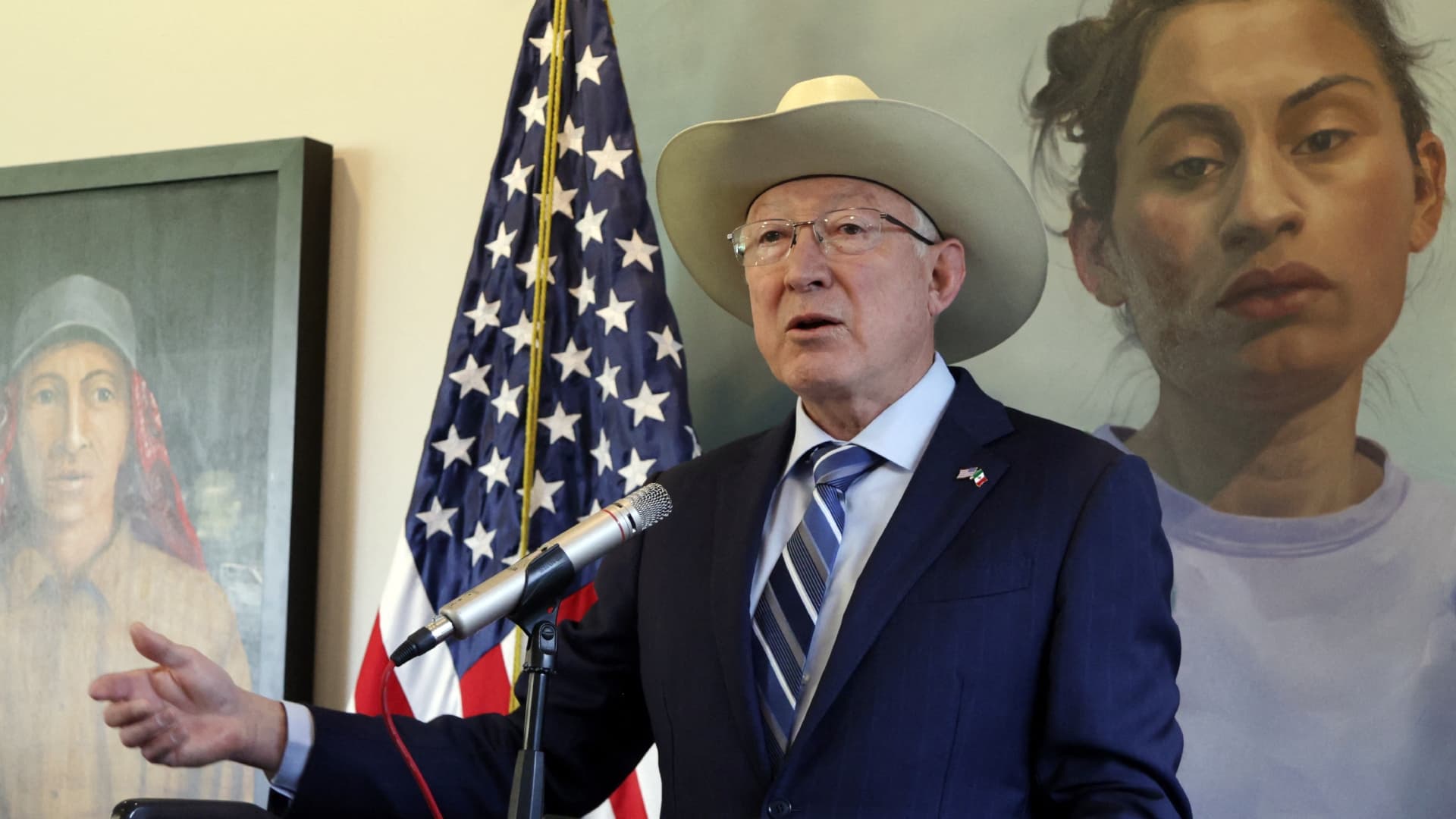 Exembajador de Estados Unidos en México, Ken Salazar. Foto: AFP